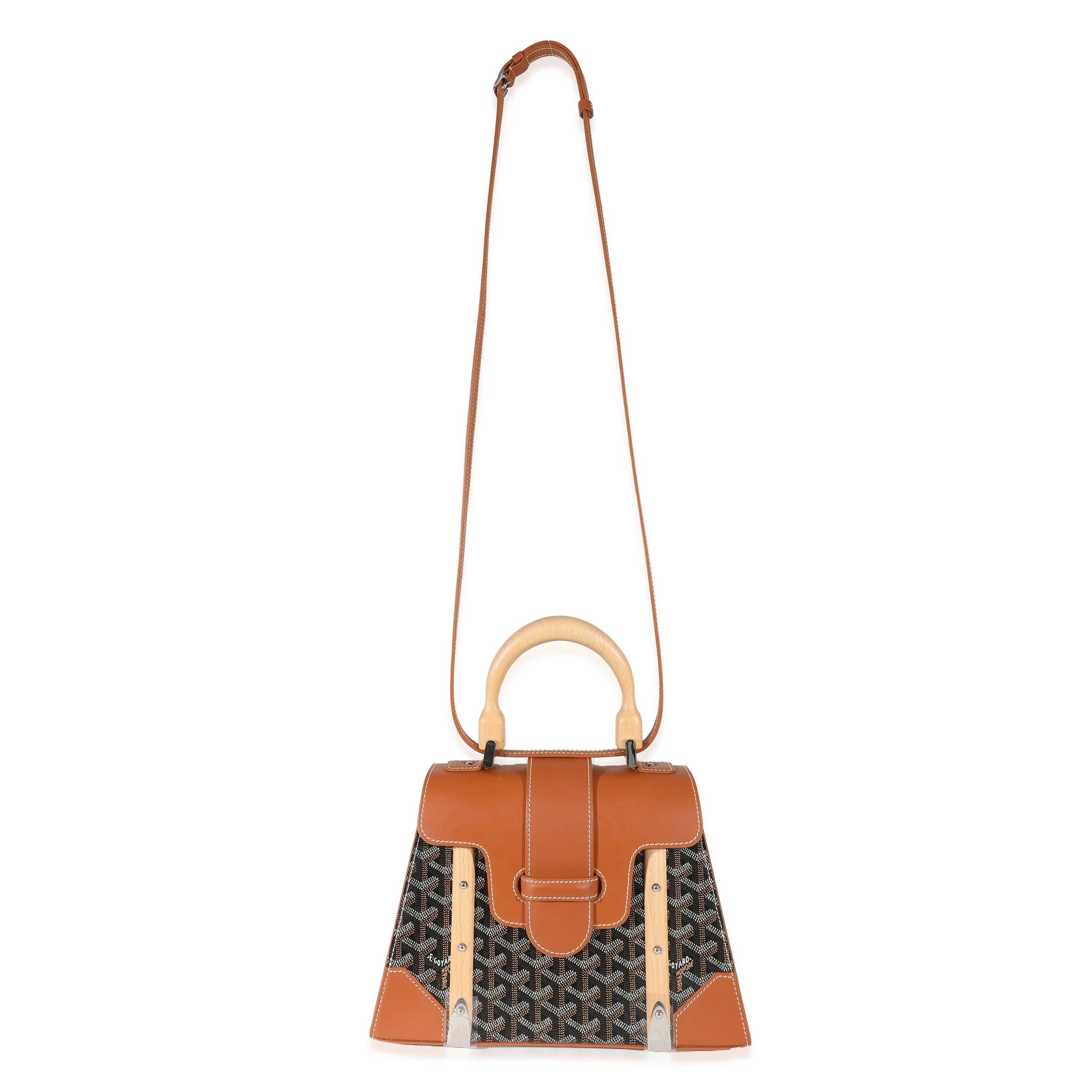 Goyard Black Goyardine Canvas Saigon PM - Image 8