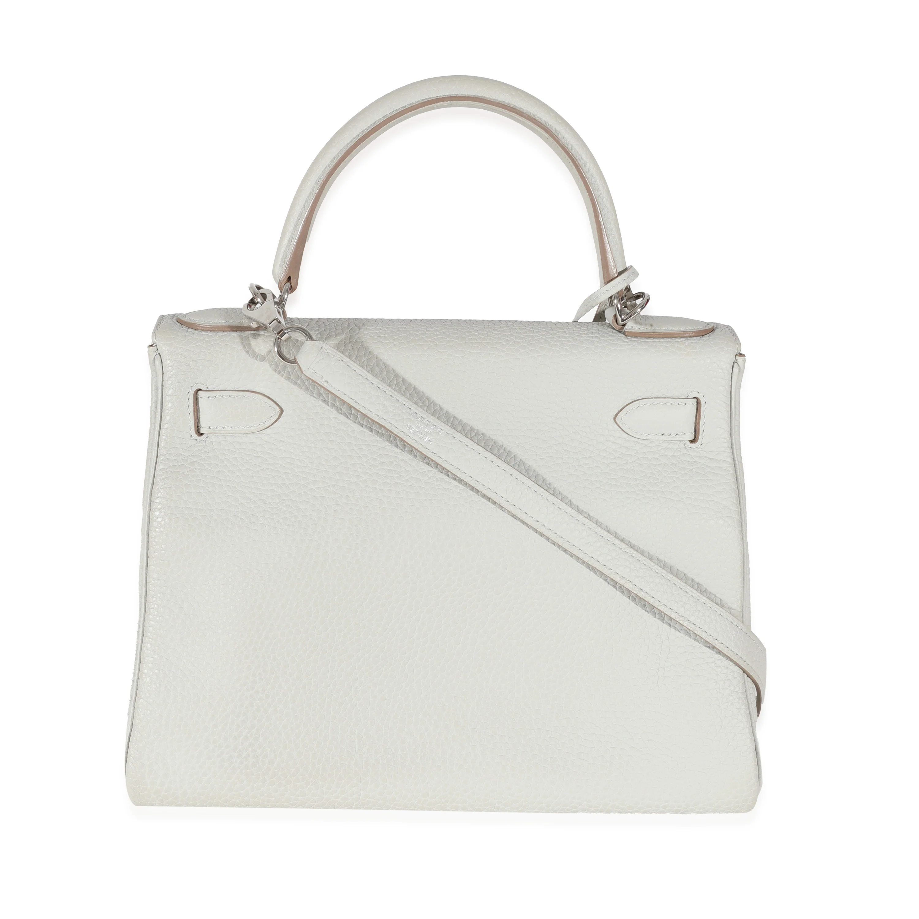 Gris Perle Togo Retourne Kelly 28 PHW - Image 3