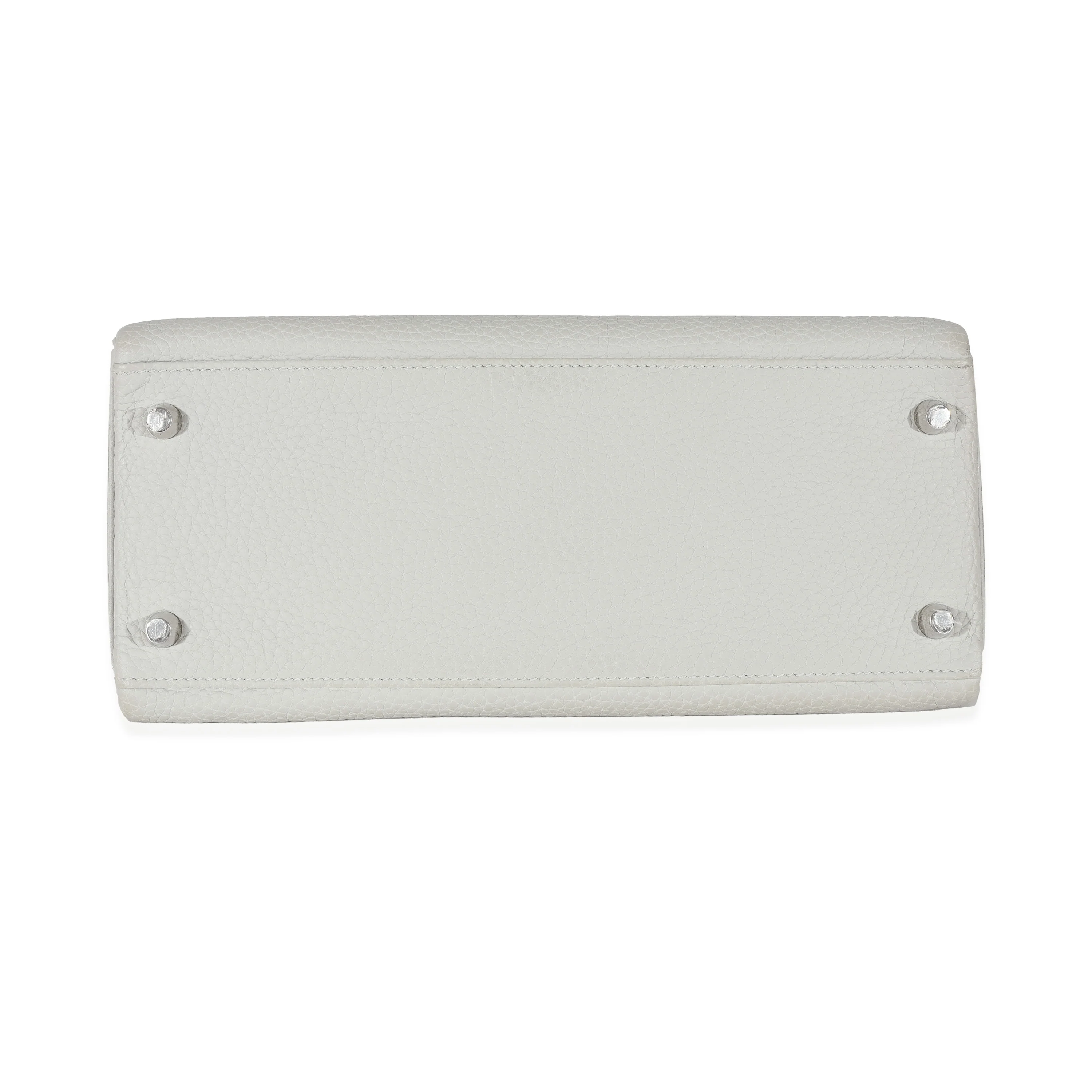 Gris Perle Togo Retourne Kelly 28 PHW - Image 5