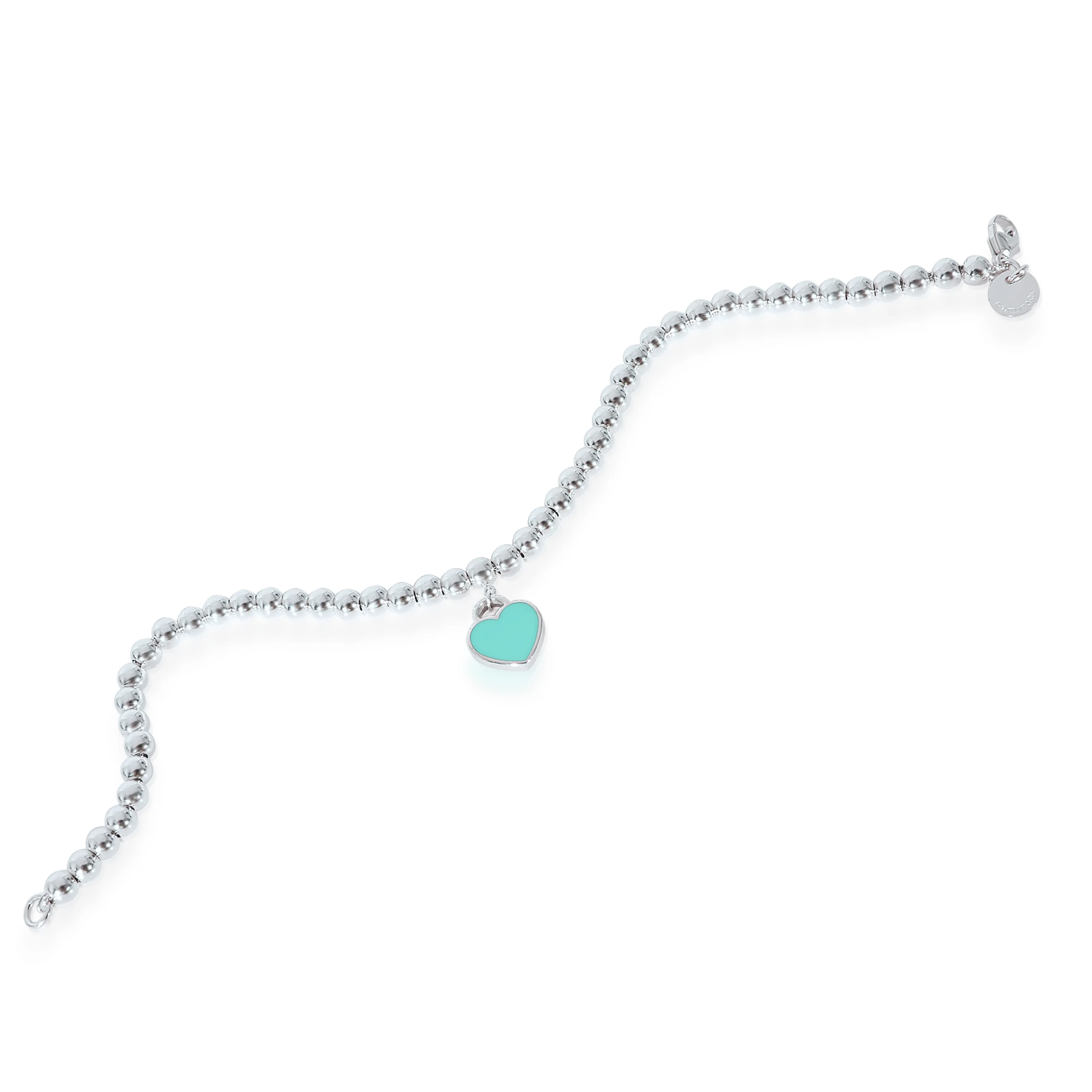 Tiffany & Co. Return To Tiffany Bead Bracelet in Sterling Silver 0.01 CTW - Image 2
