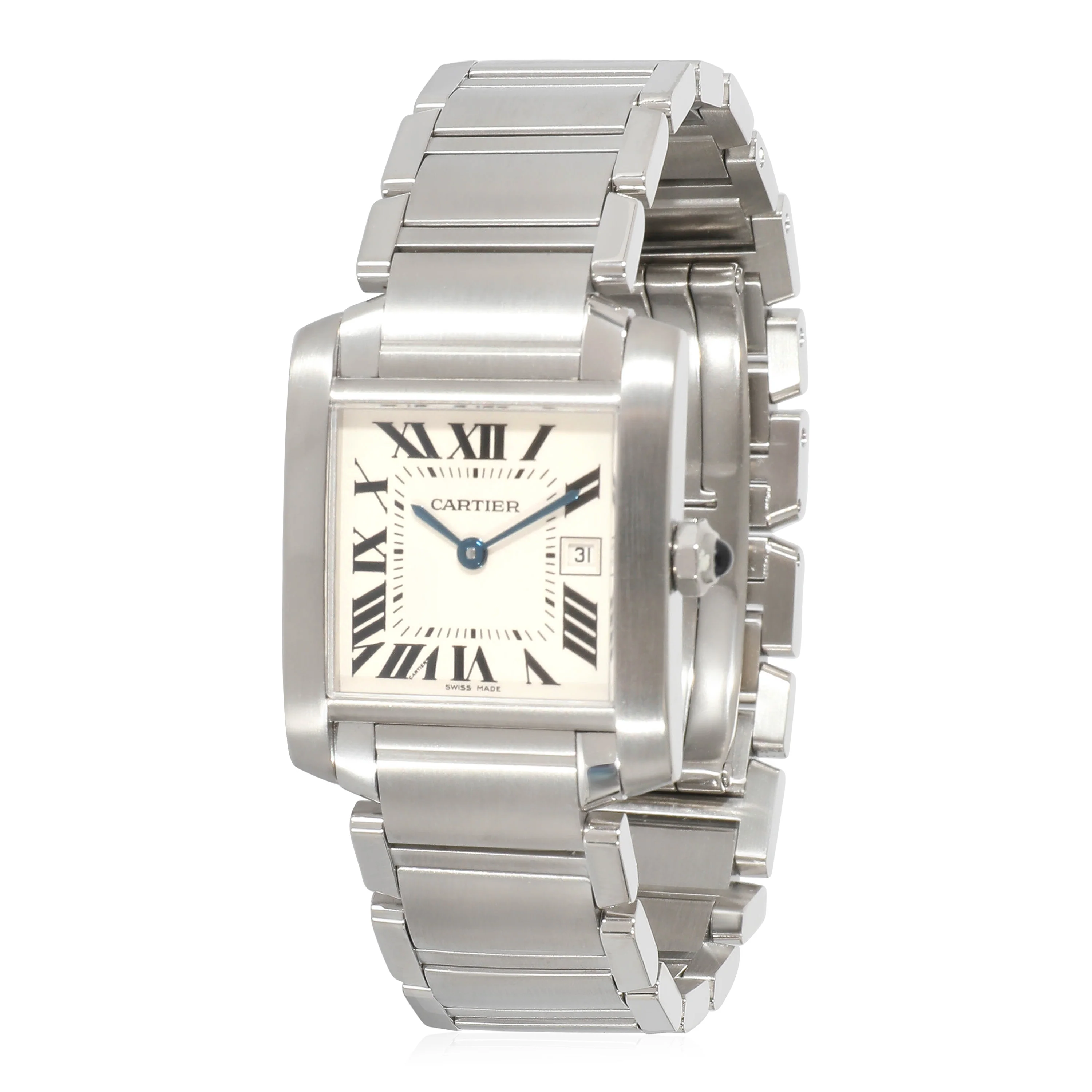 Cartier Tank Francaise W51011Q3 Unisex Watch in  Stainless Steel - Image 5