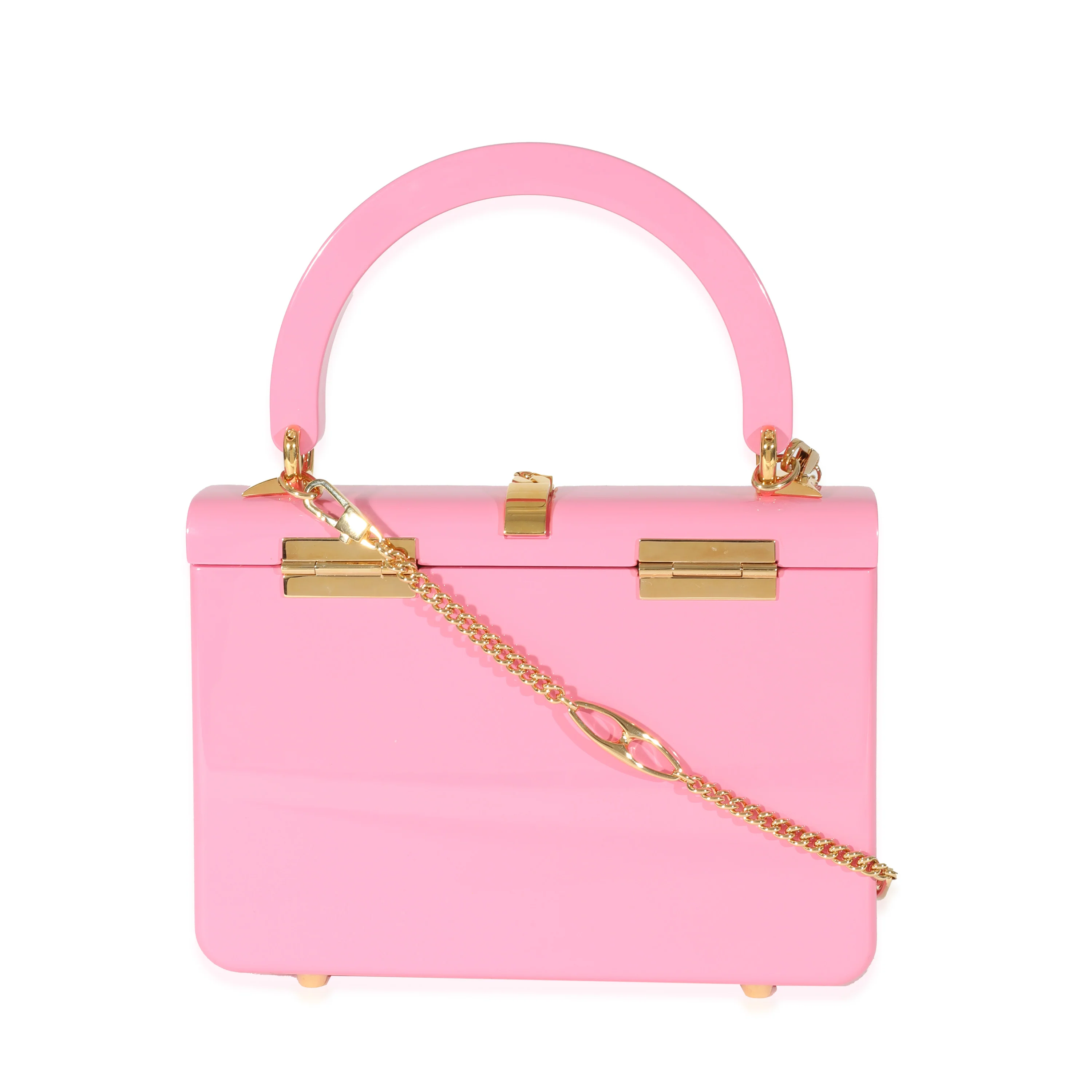 Gucci Pink Plexiglass Mini Sylvie 1969 - Image 3