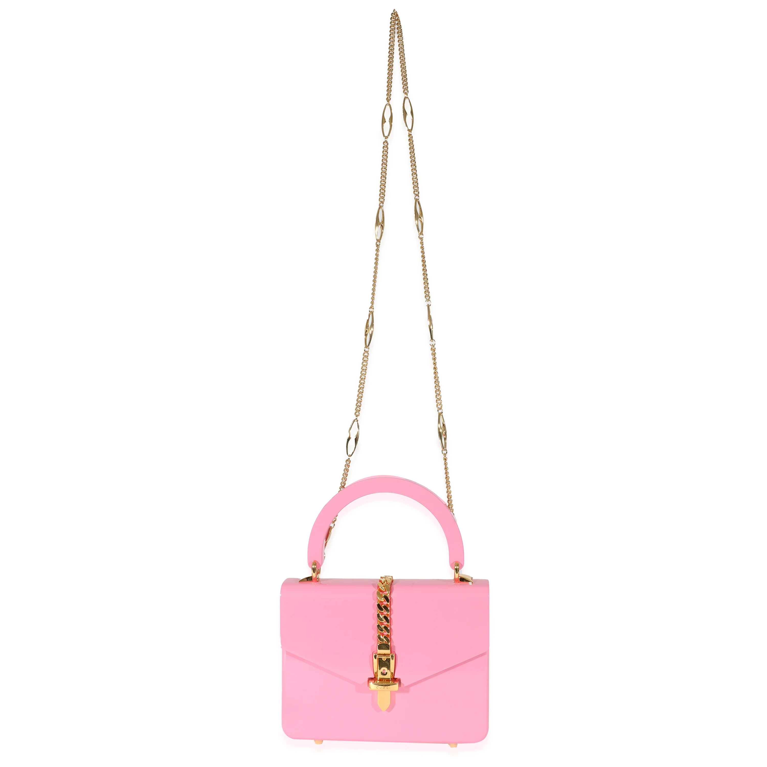 Gucci Pink Plexiglass Mini Sylvie 1969 - Image 4