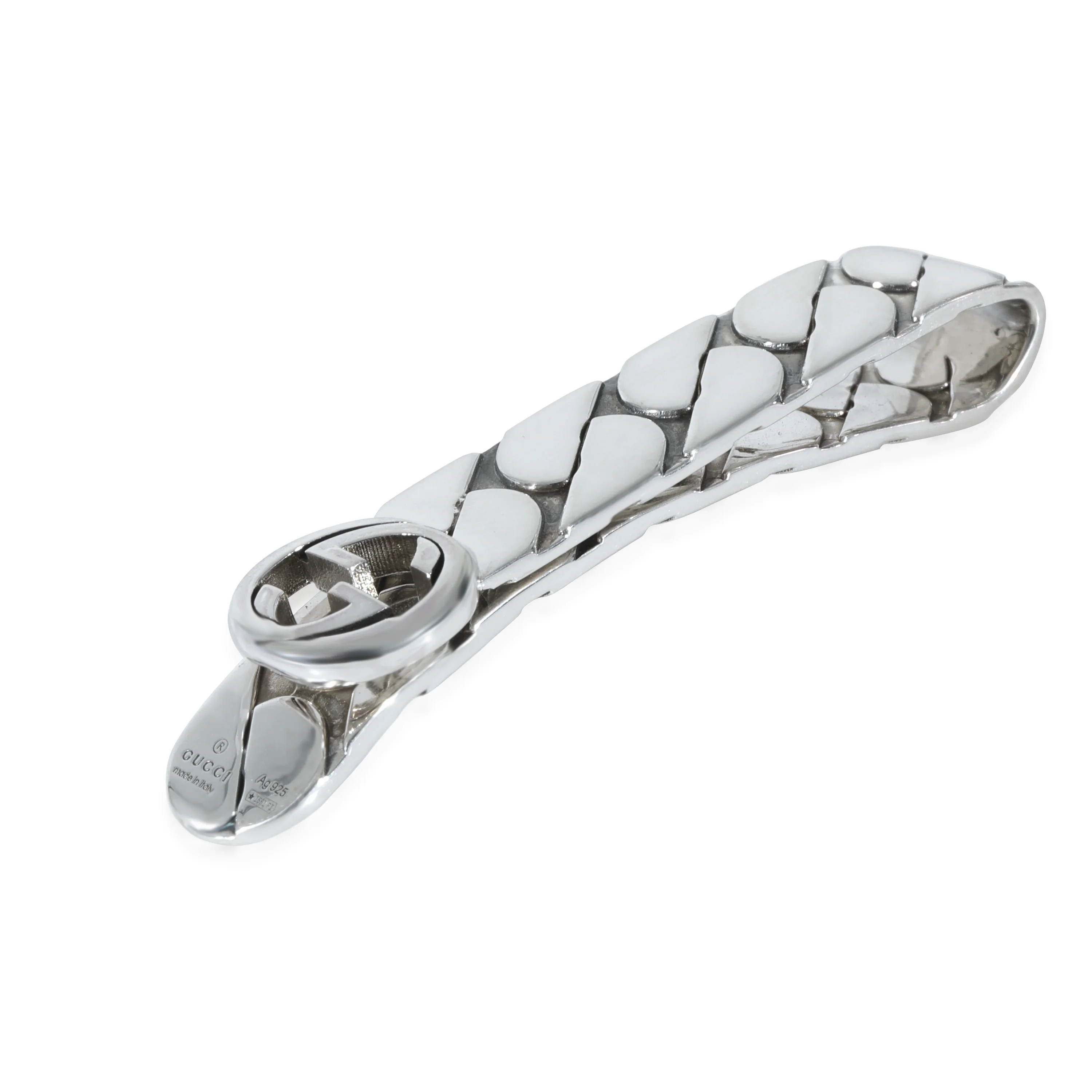 Gucci Interlocking G Money Clip in Sterling Silver - Image 2