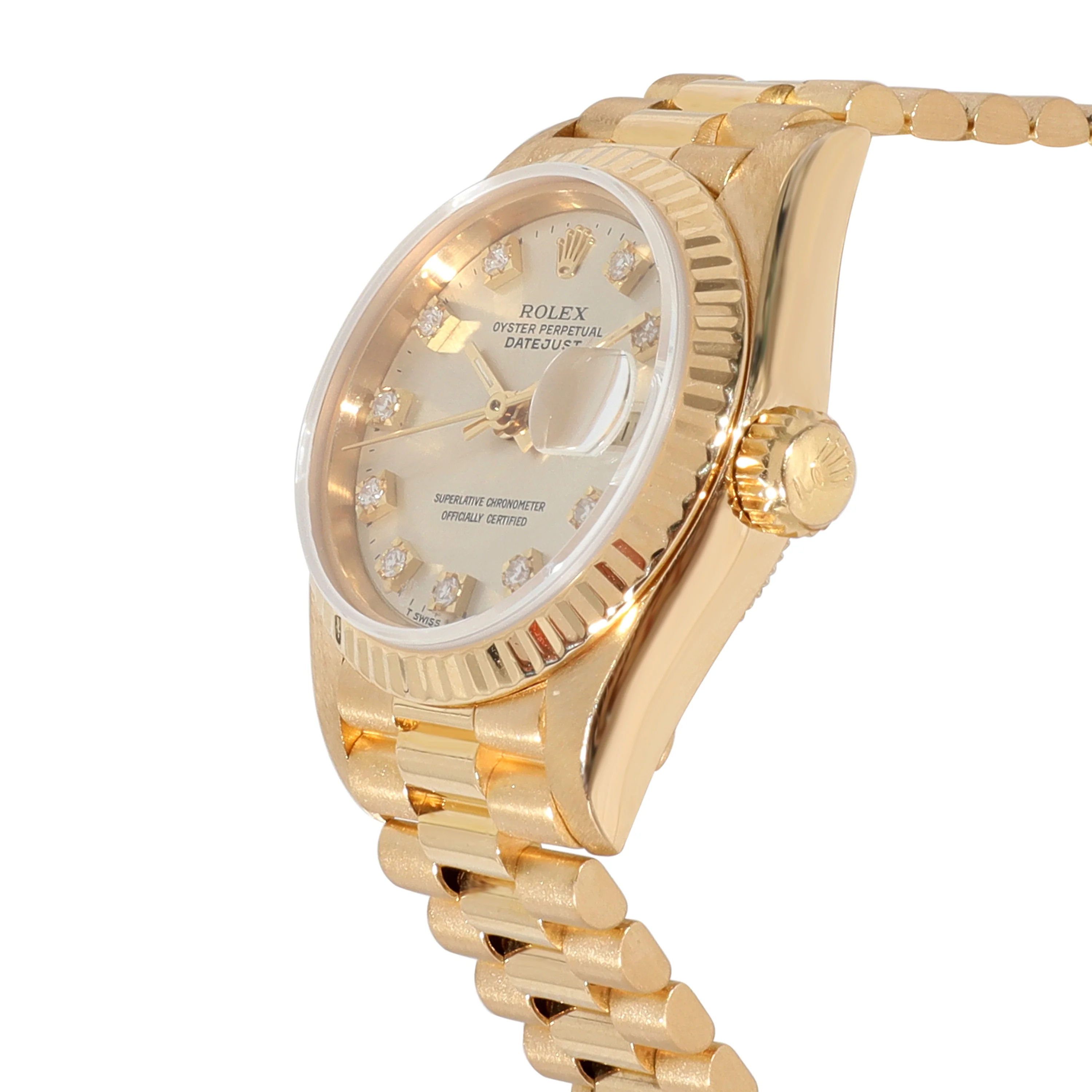 Rolex Datejust 69178 Womens Watch in 18kt Yellow Gold - Image 3