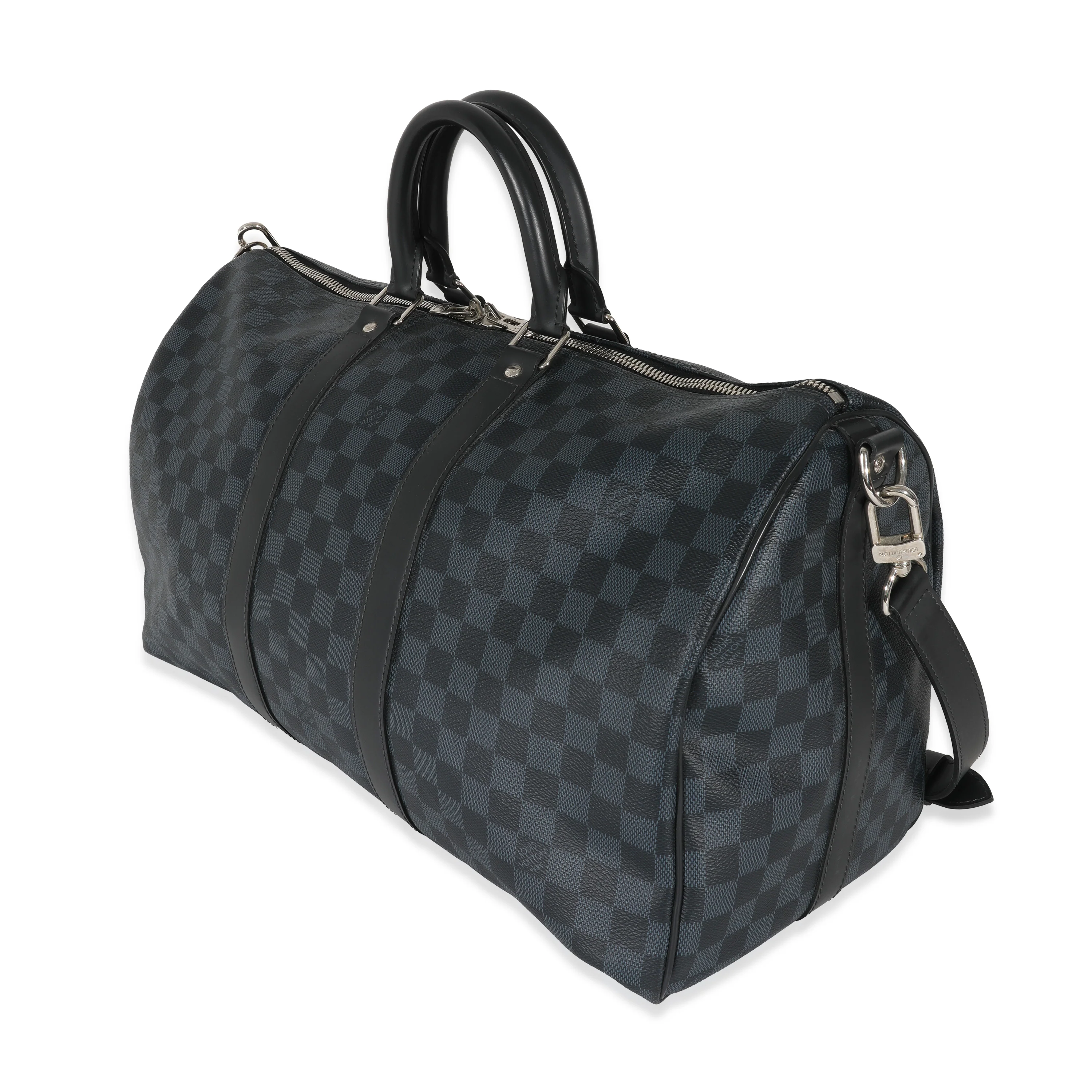 Louis Vuitton Damier Cobalt Canvas Keepall Bandouliere 45 - Image 2