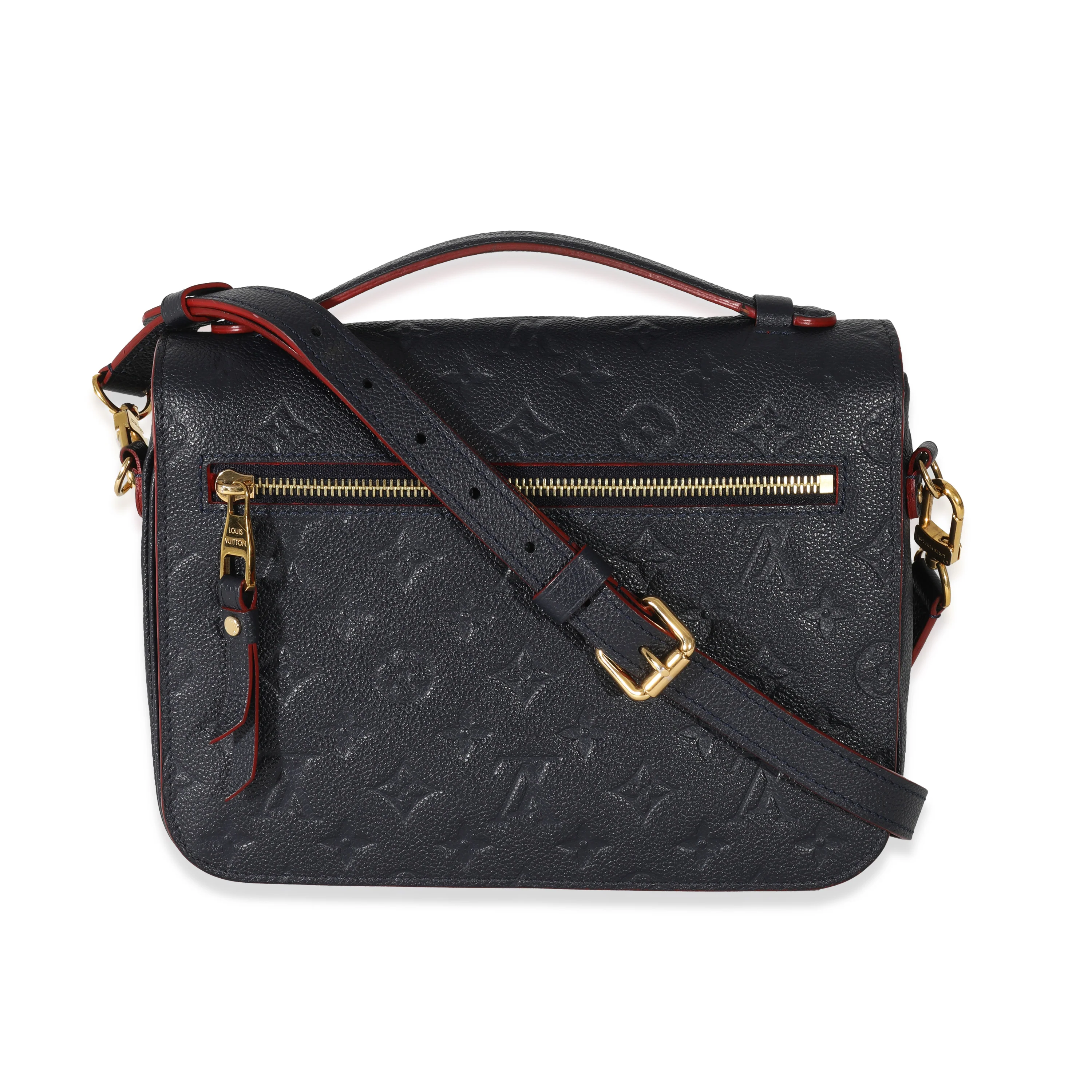 Louis Vuitton Marine Rouge Monogram Empreinte Pochette Metis - Image 3