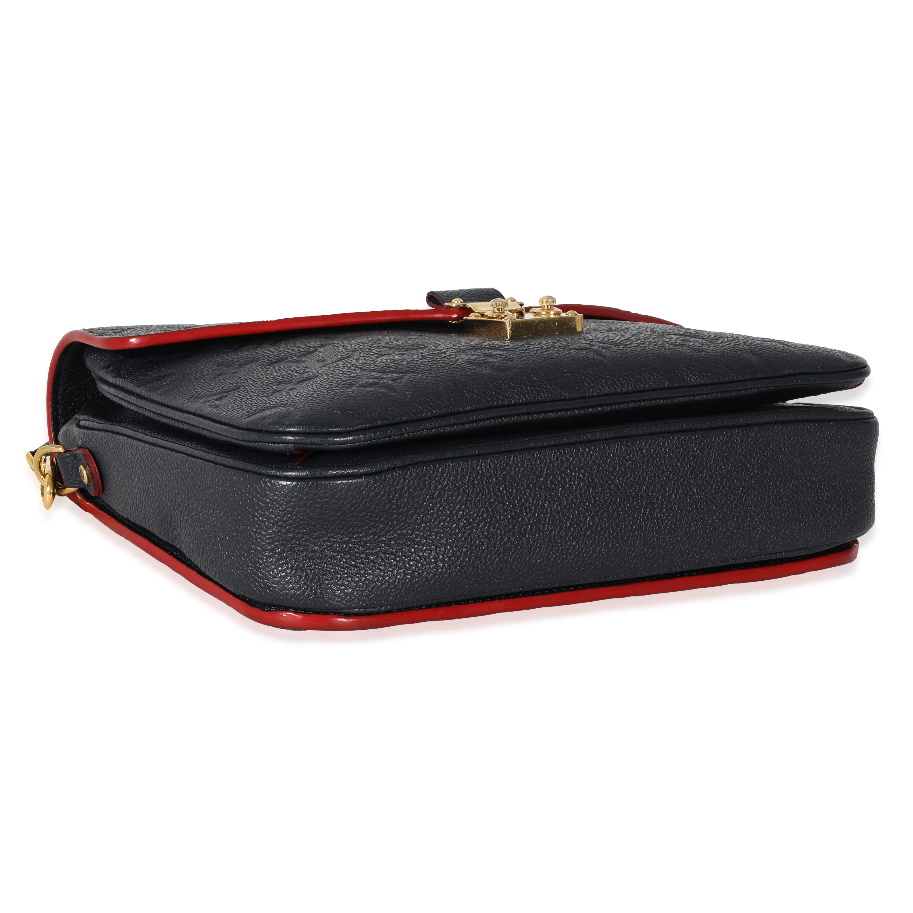 Louis Vuitton Marine Rouge Monogram Empreinte Pochette Metis - Image 6