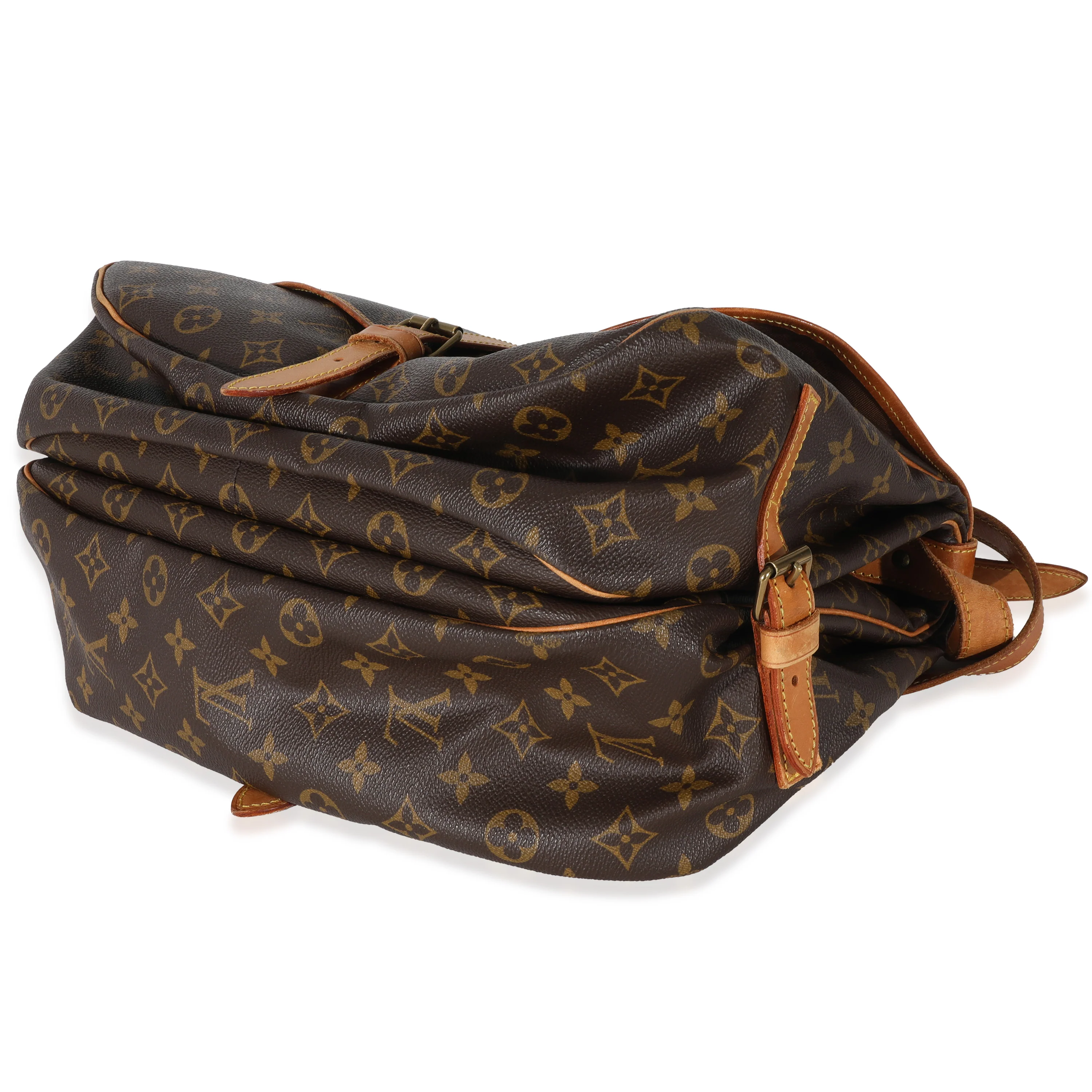 Louis Vuitton Vintage Monogram Canvas Saumur 35 - Image 6