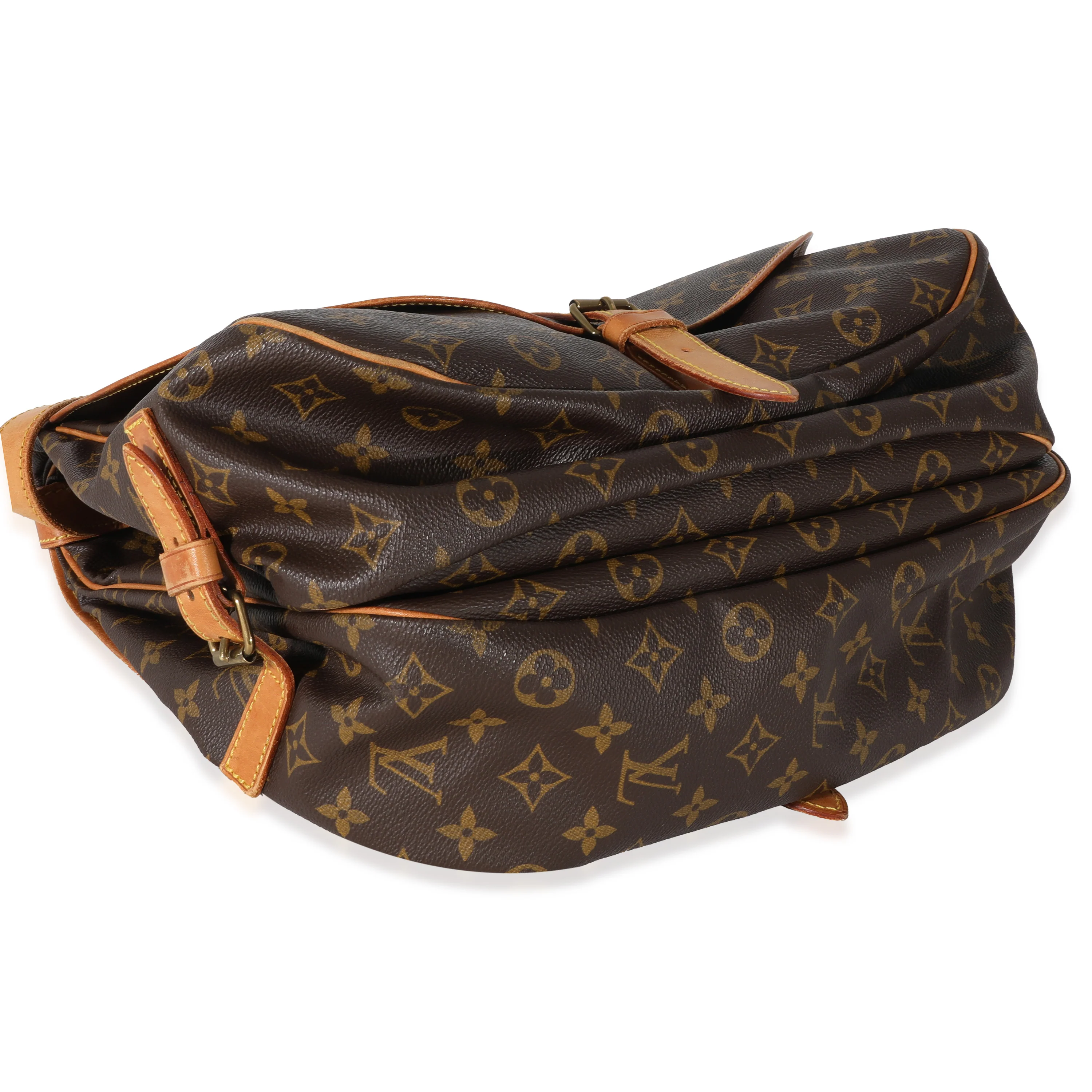 Louis Vuitton Vintage Monogram Canvas Saumur 35 - Image 7