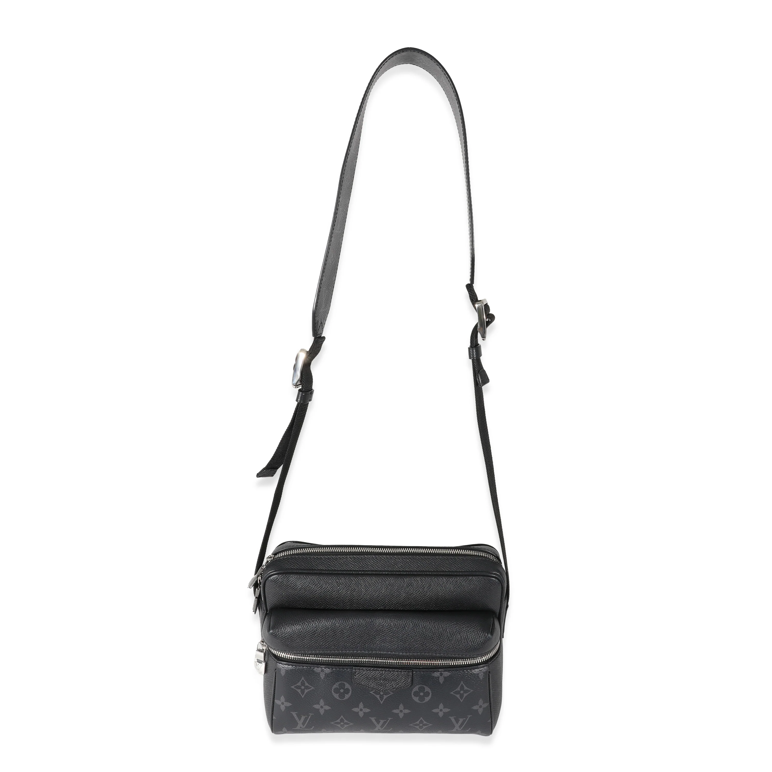 Louis Vuitton Black Taiga Monogram Eclipse Canvas Outdoor Messenger - Image 4