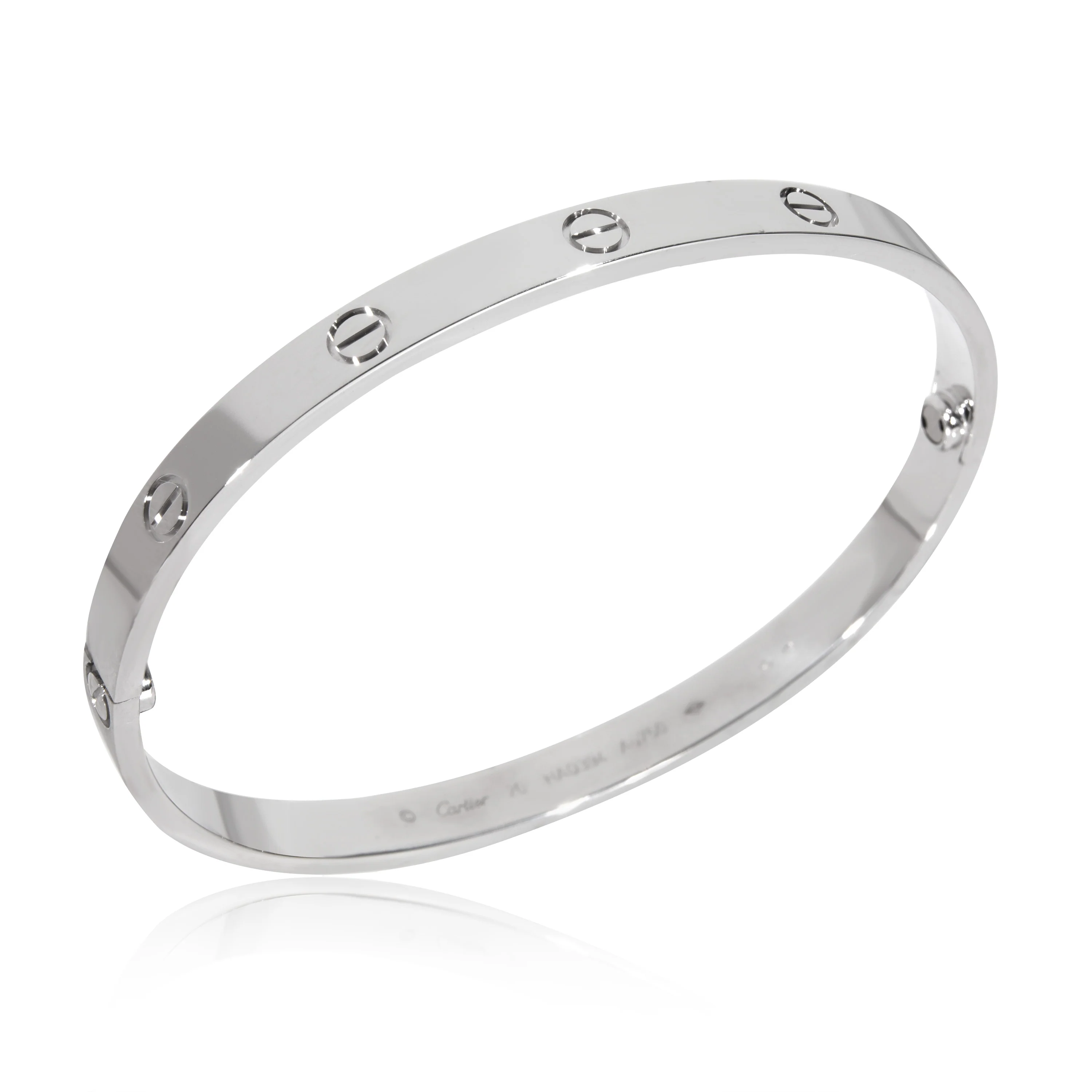 Cartier Love Bracelet (White Gold) - Image 3