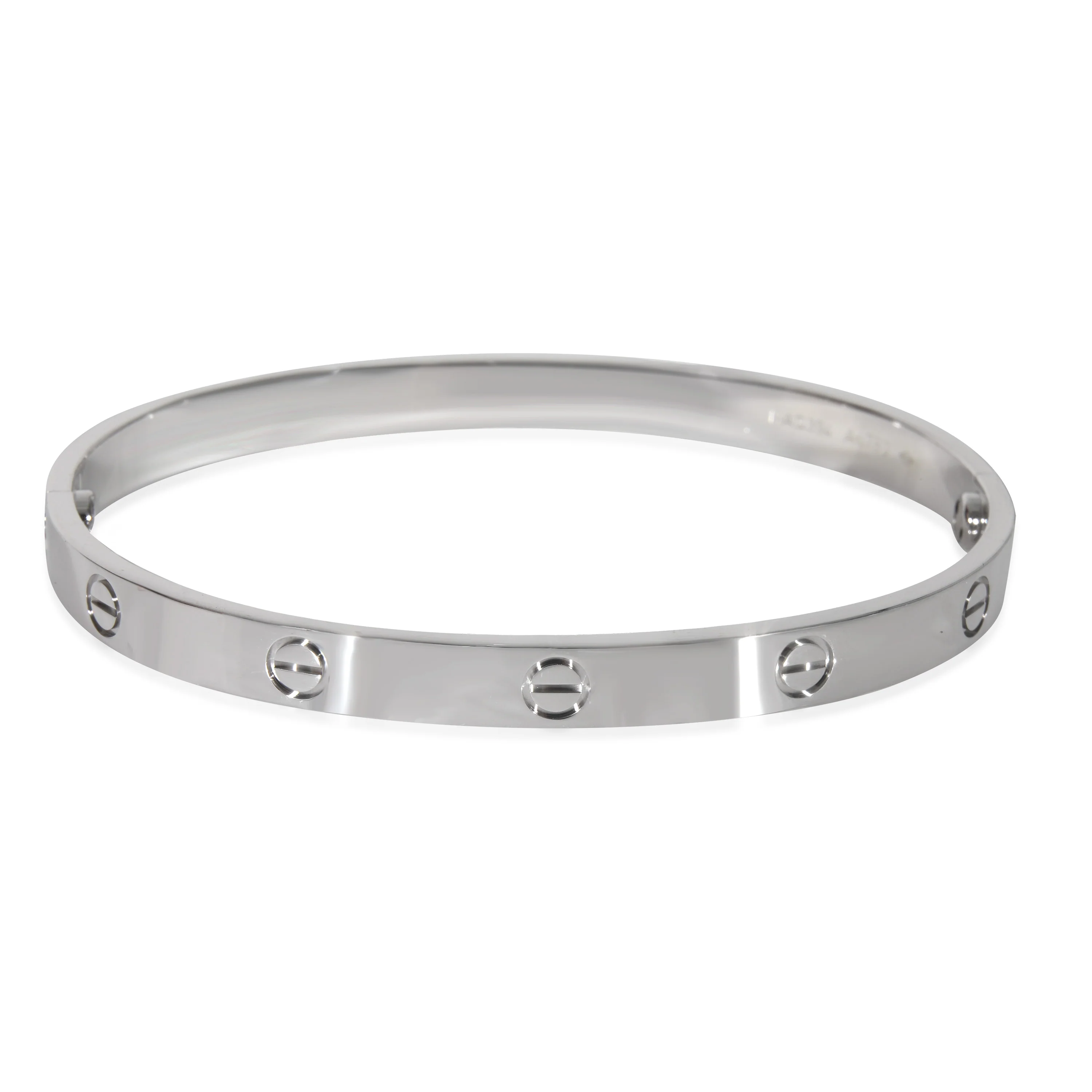 Cartier Love Bracelet (White Gold) - Image 4