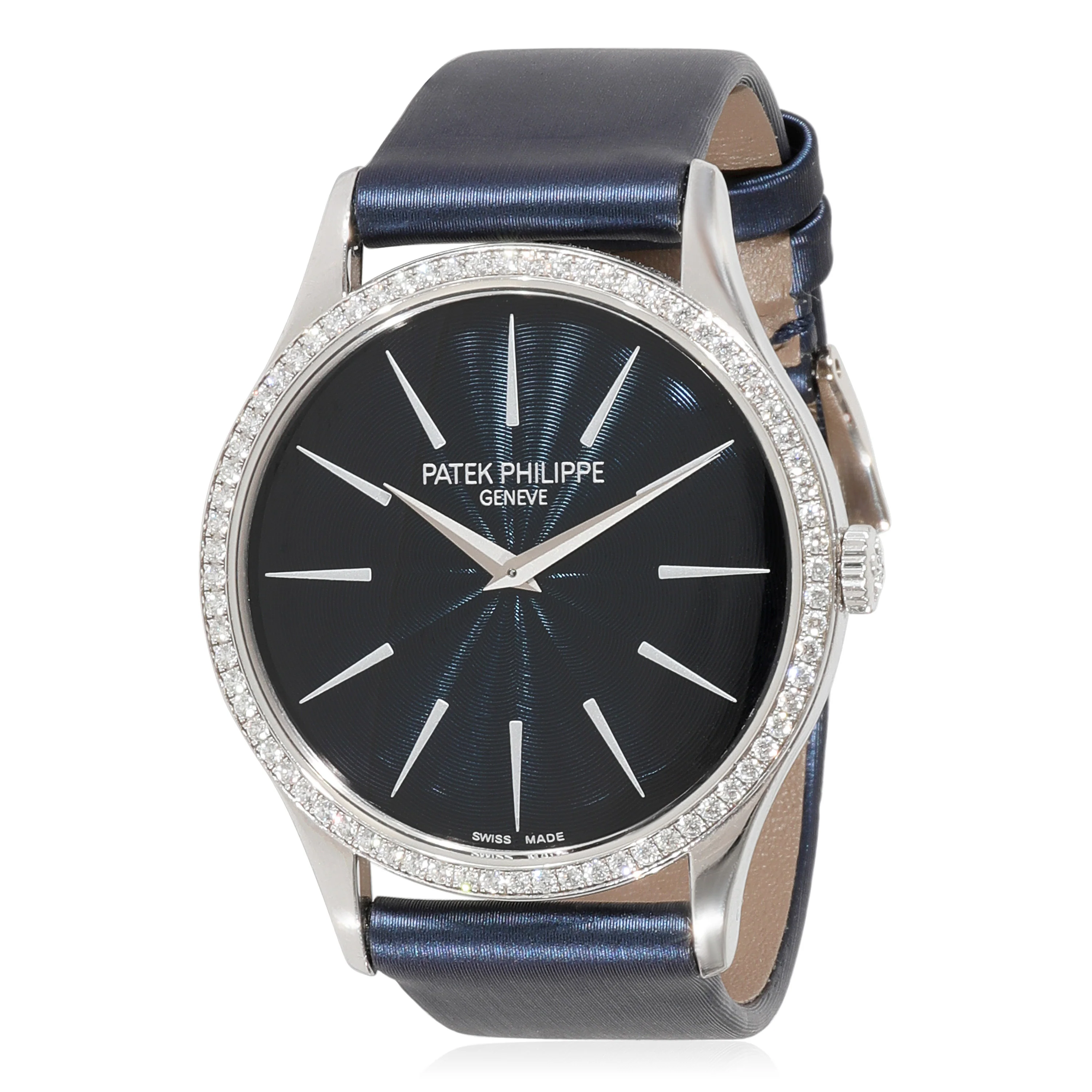 Calatrava 4897G-001 Womens Watch in 18kt White Gold