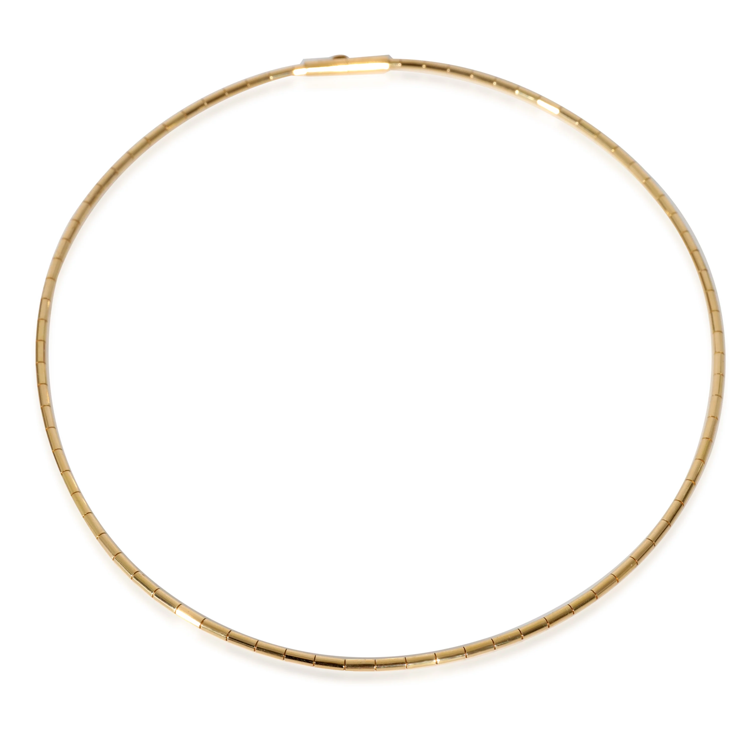 Cartier Tube Chain Necklace in 18k Yellow Gold - Image 2