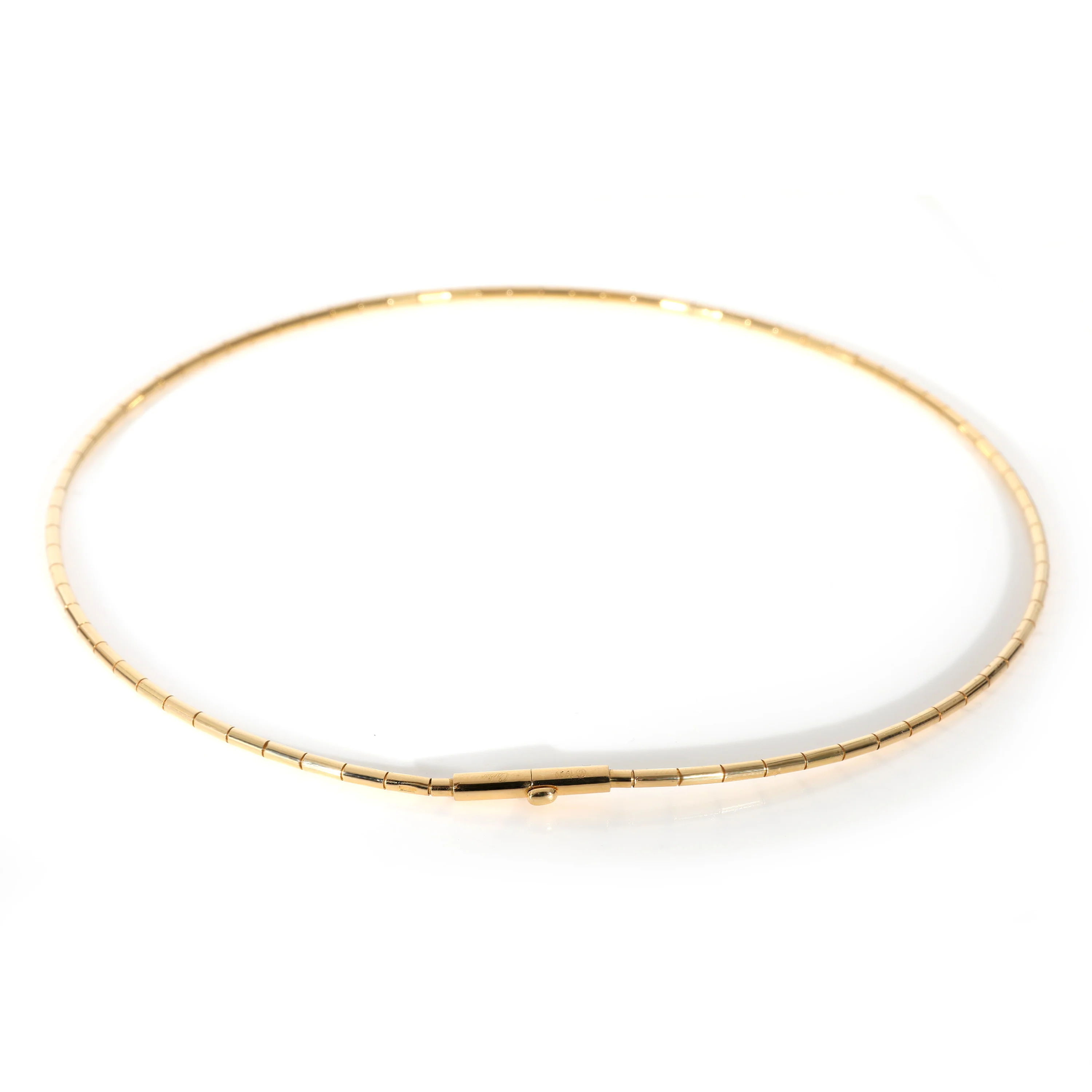 Cartier Tube Chain Necklace in 18k Yellow Gold - Image 3