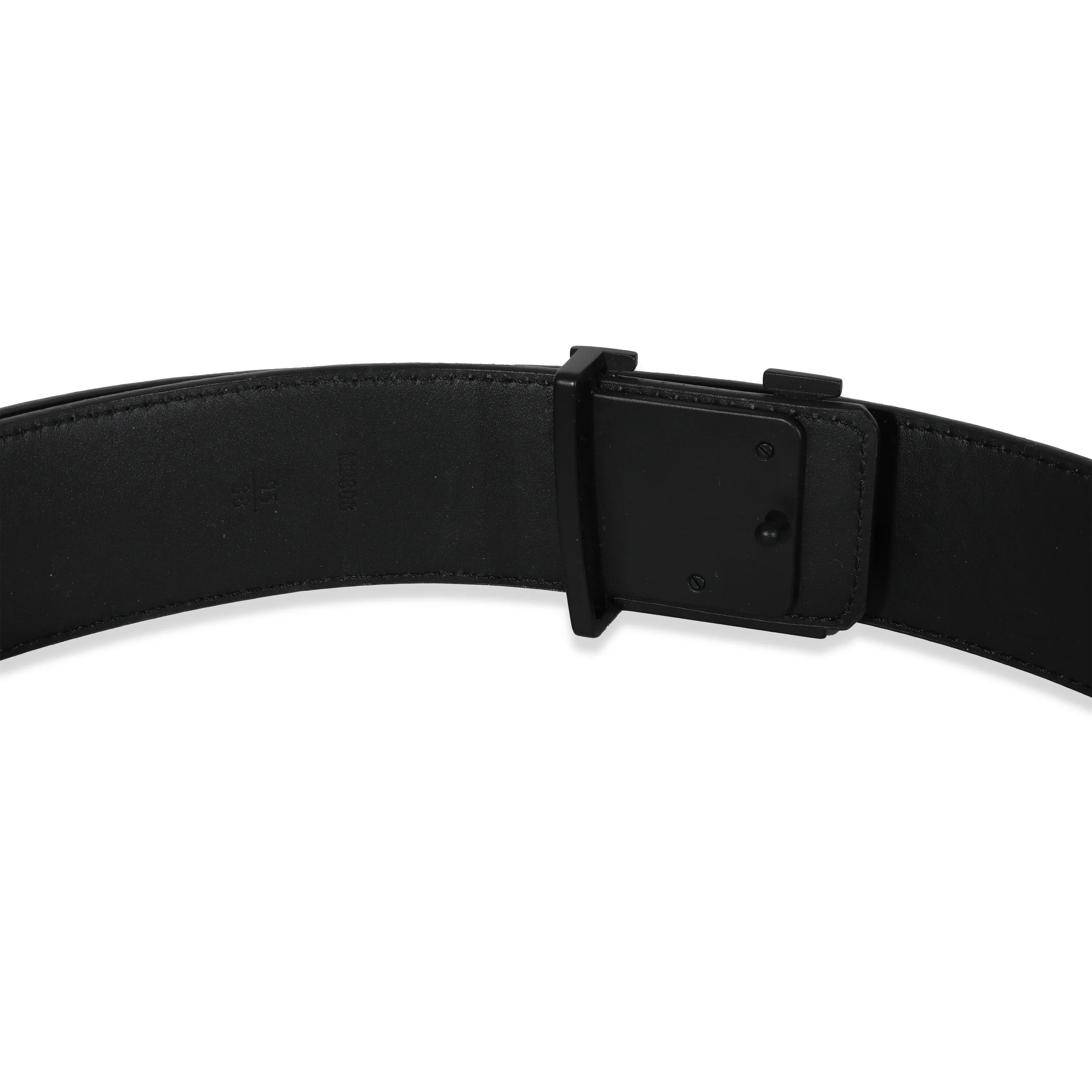 Louis Vuitton Canvas Damier Graphite LV Initiales Belt - Image 4