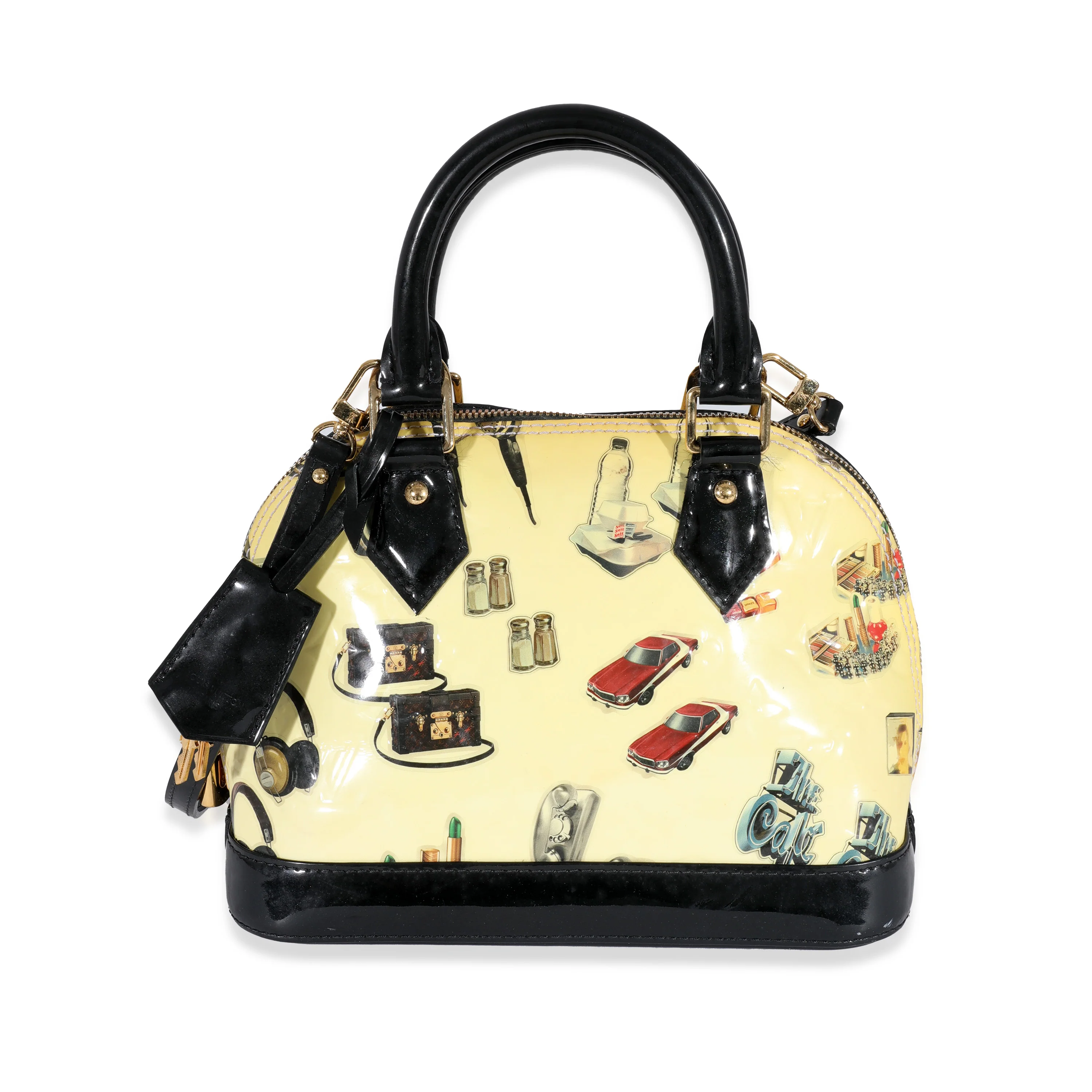 Louis Vuitton Monogram Vernis Stickers Alma BB