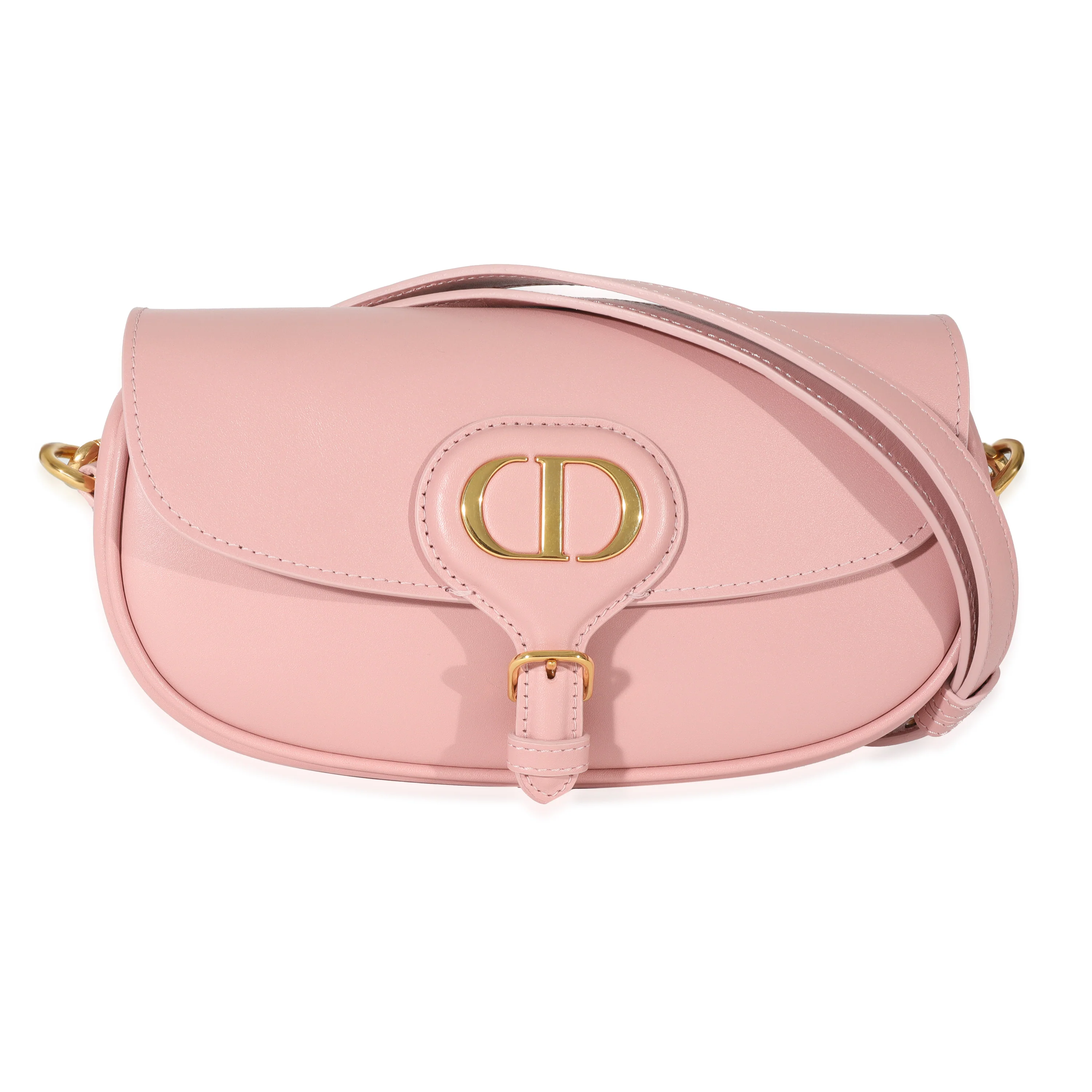 Christian Dior Box Calfskin Rose Des Vents East West Bobby Bag