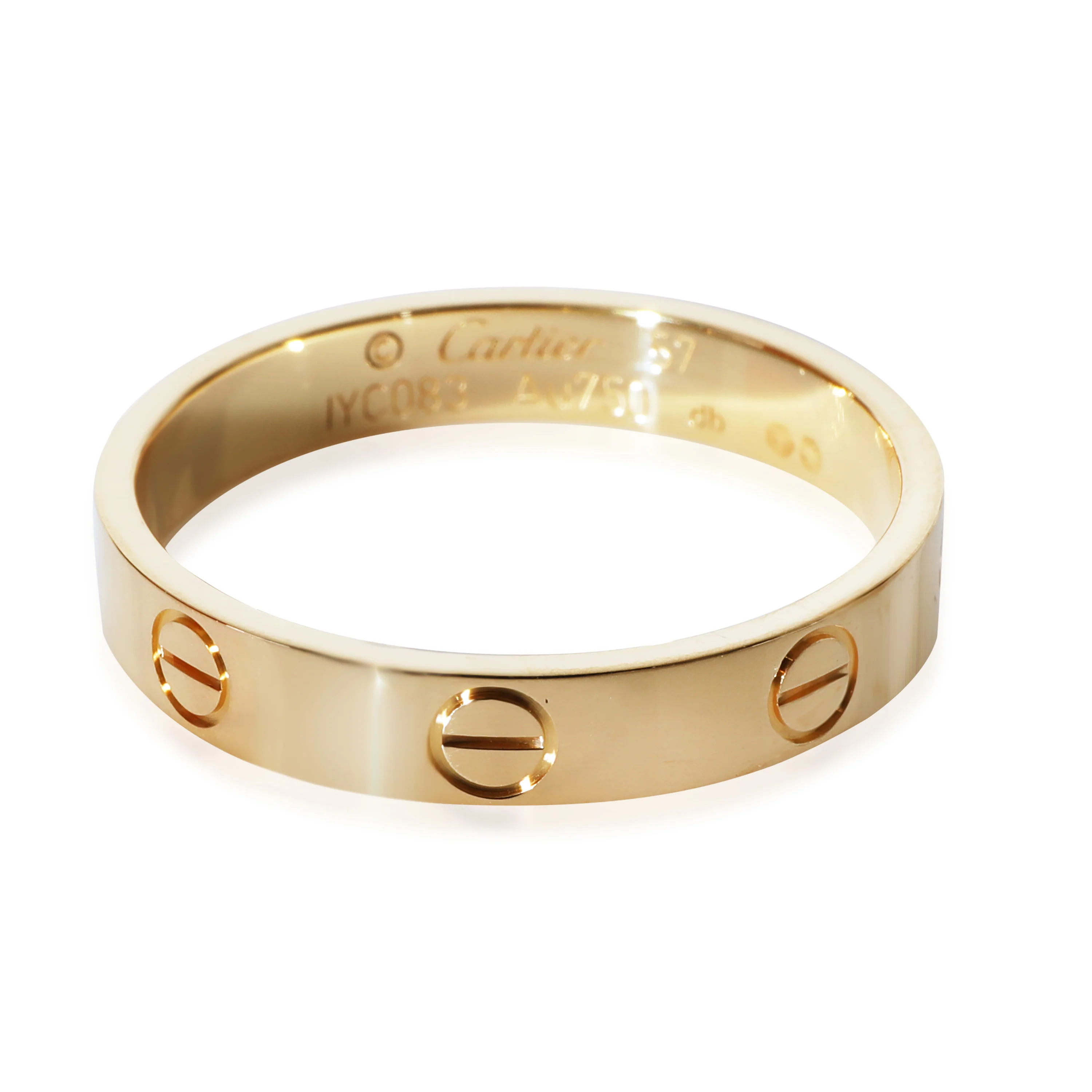 Cartier Love Wedding Band in 18k Yellow Gold