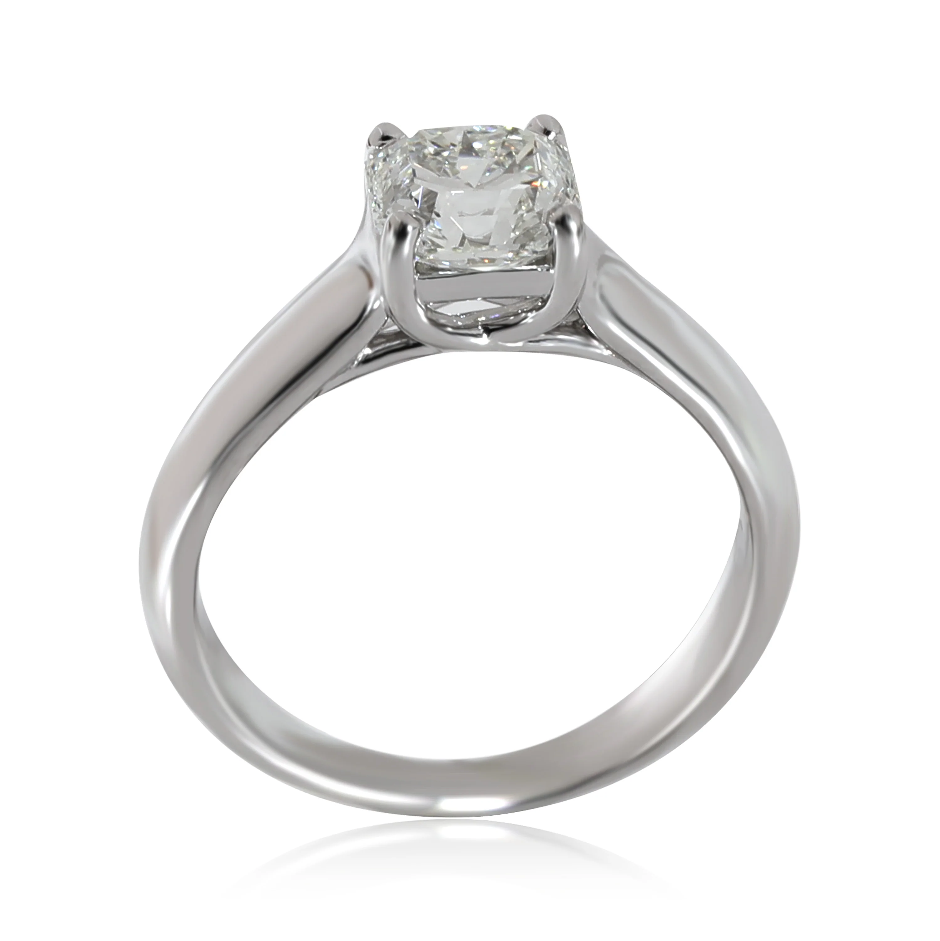 Tiffany & Co. Lucida Diamond Engagement Ring in Platinum I VVS2 1.07 CTW - Image 6