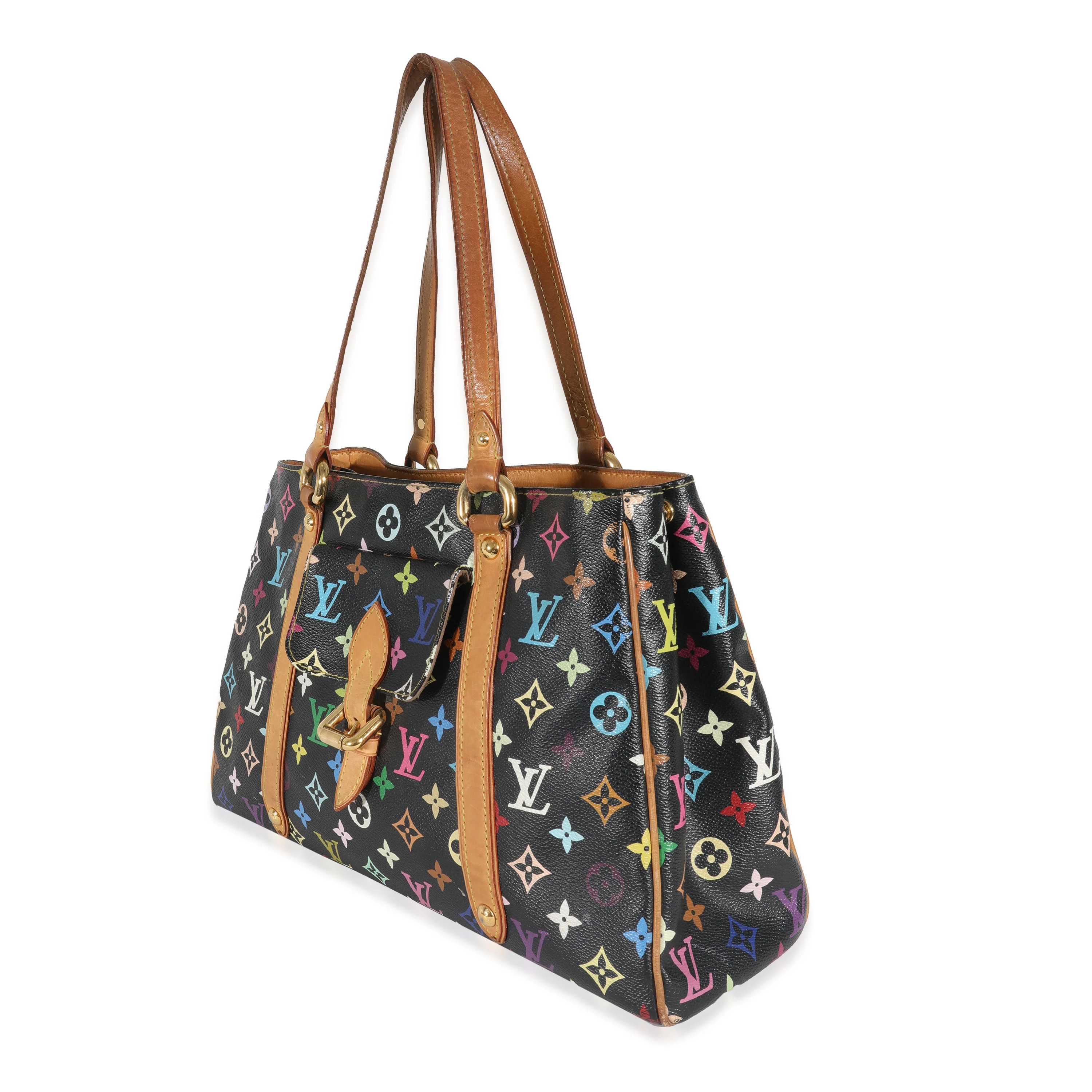 x Takashi Murakami Black Monogram Multicolore Aurelia MM - Image 2