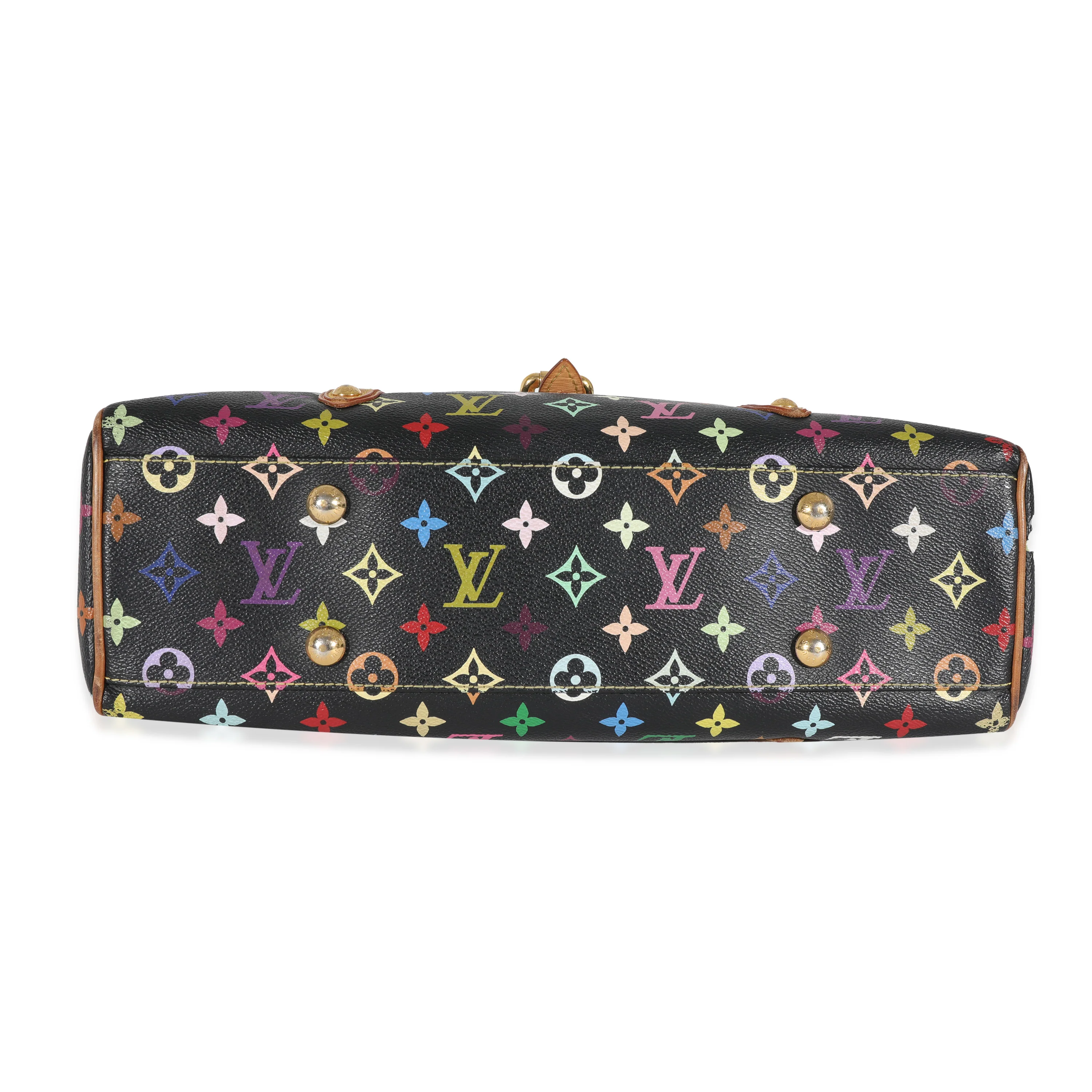 x Takashi Murakami Black Monogram Multicolore Aurelia MM - Image 4
