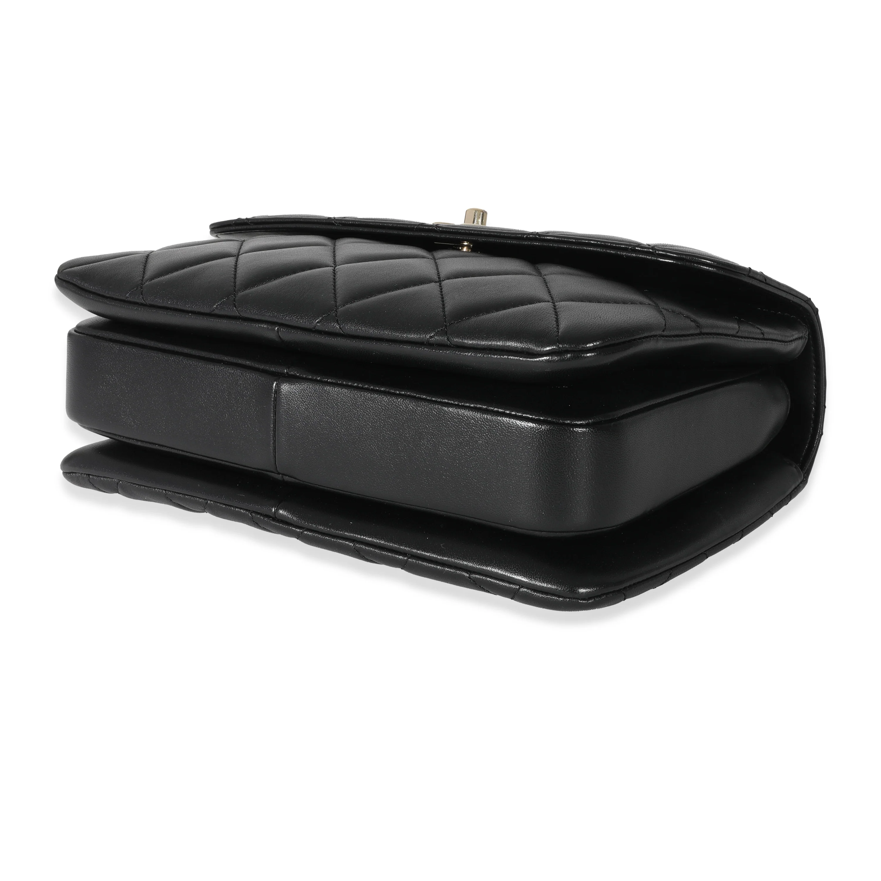 Chanel Black Lambskin Small Trendy Flap Bag - Image 6