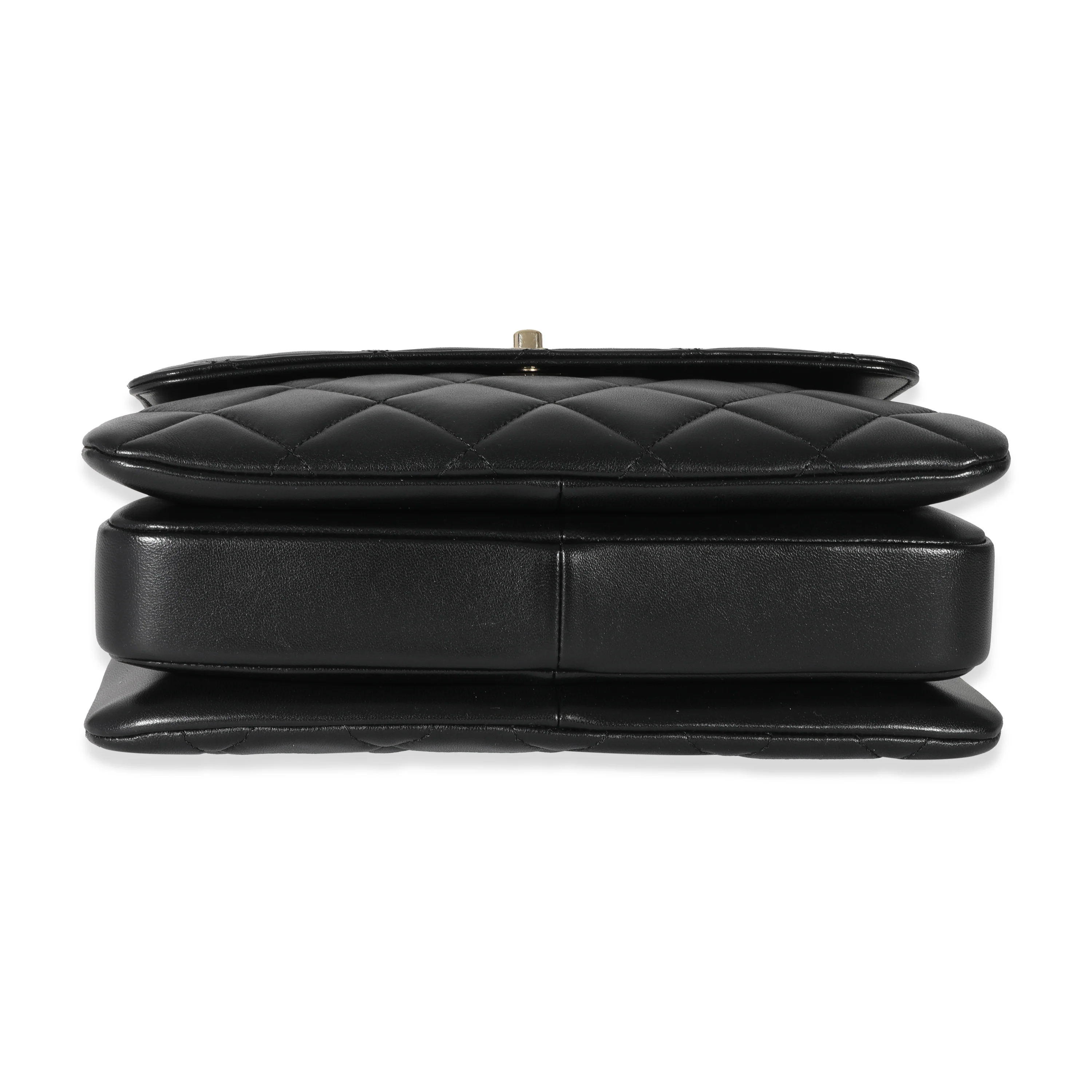 Chanel Black Lambskin Small Trendy Flap Bag - Image 7