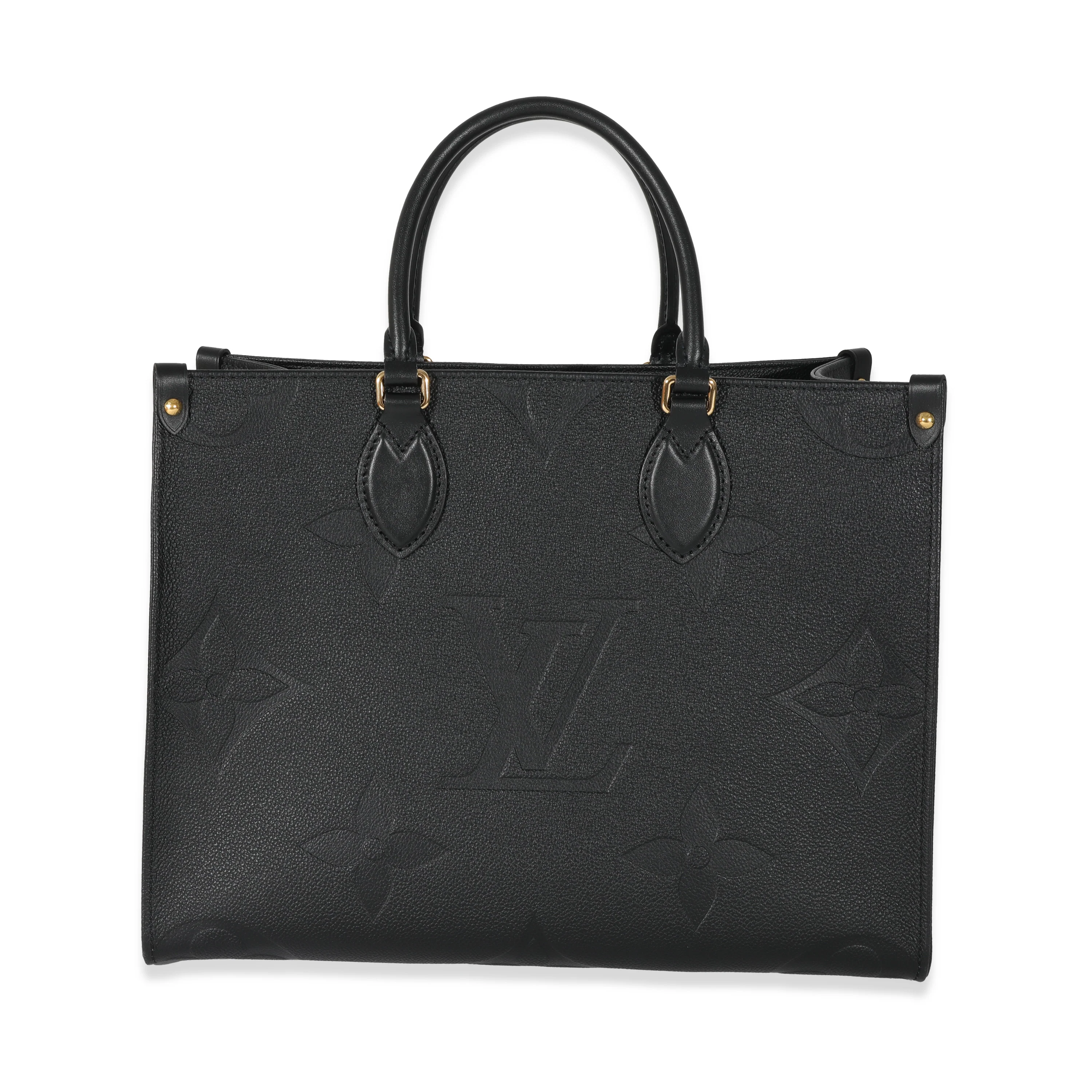 Louis Vuitton Black Empreinte Monogram Giant Onthego MM - Image 3