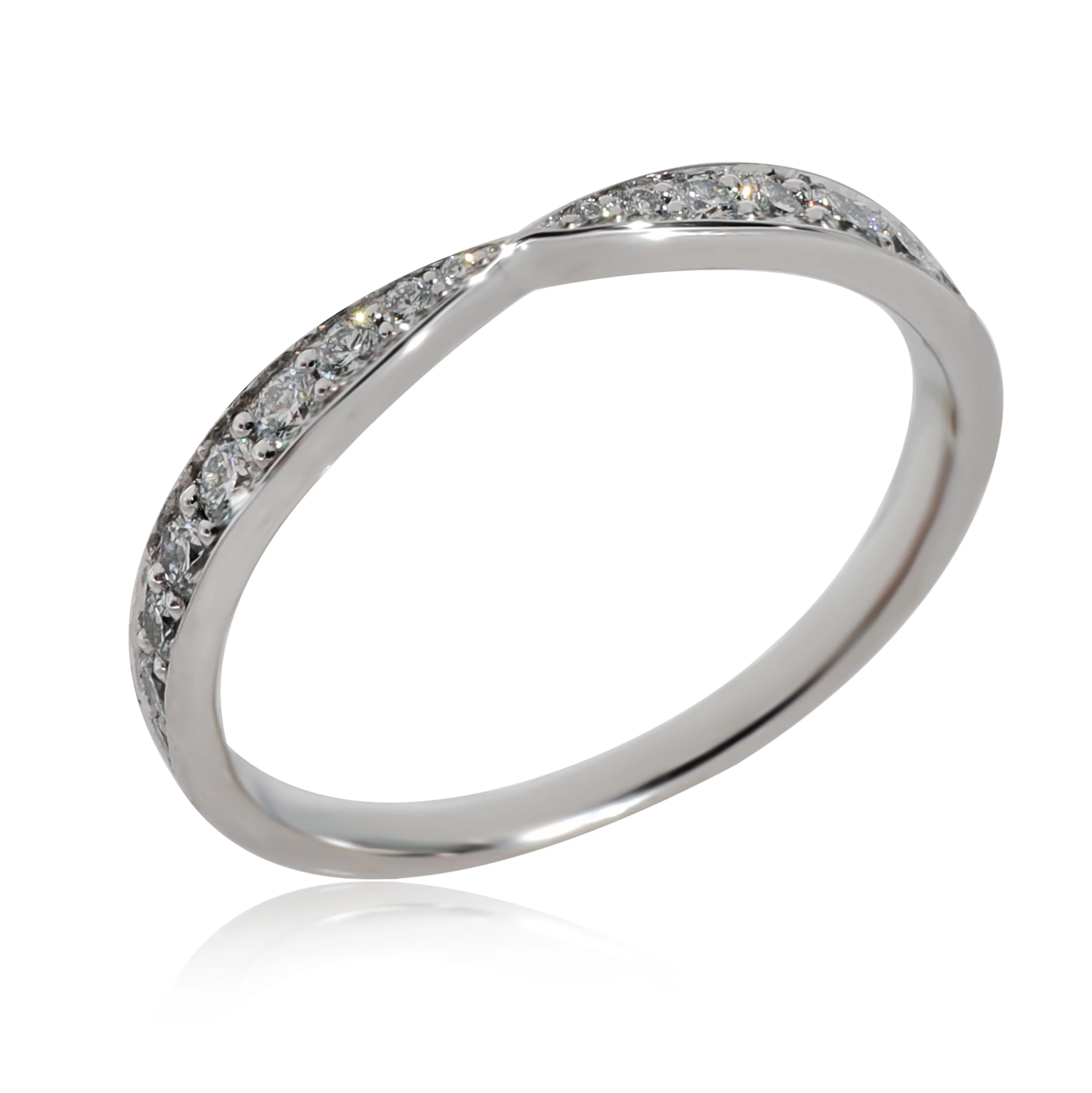 Tiffany & Co. Harmony Diamond Wedding Band in  Platinum 0.23 CTW - Image 3