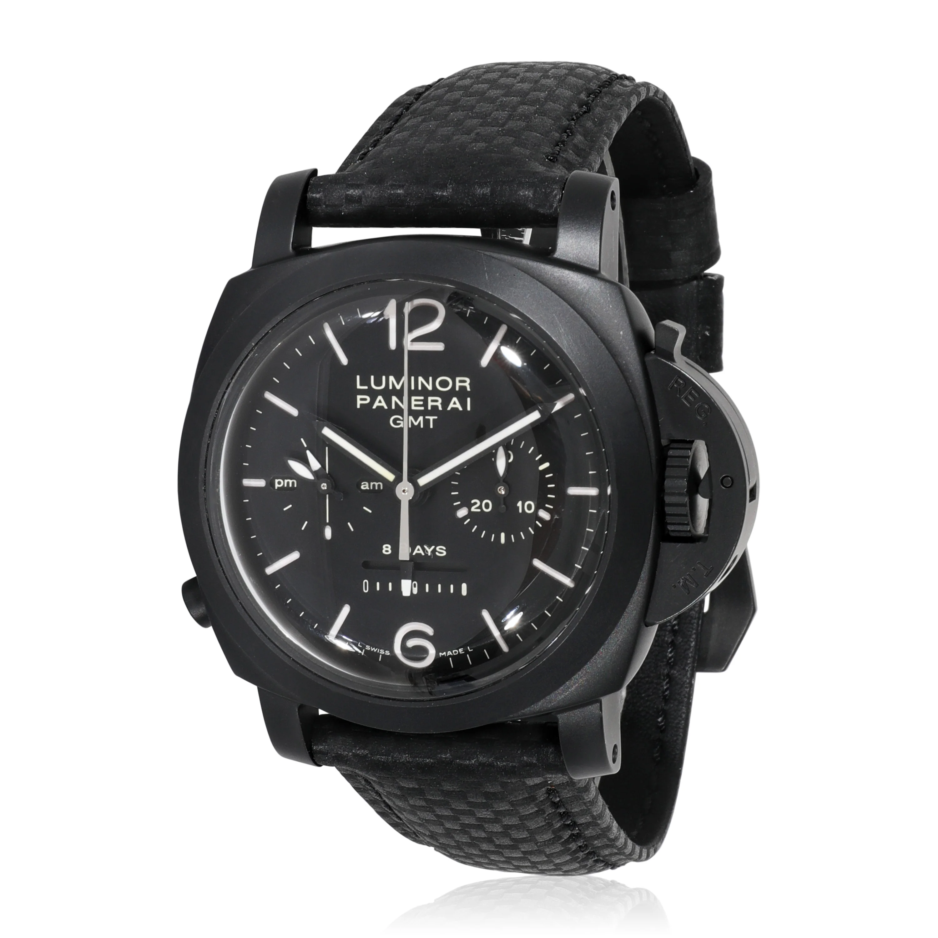 Panerai Luminor 1950 Monopulsante GMT PAM00317 Mens Watch in Ceramic