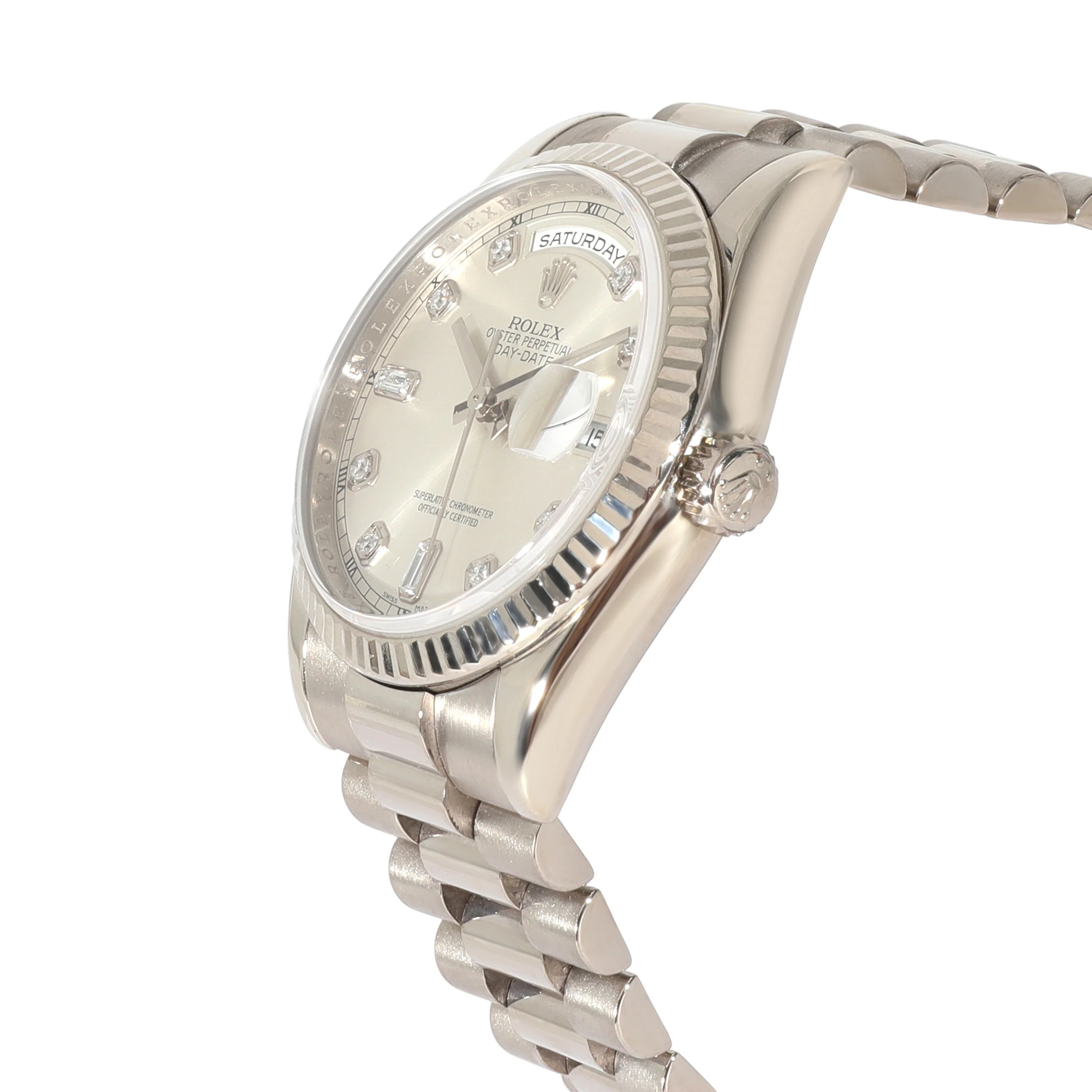 Rolex Day-Date 118239 Mens Watch in 18kt White Gold - Image 2