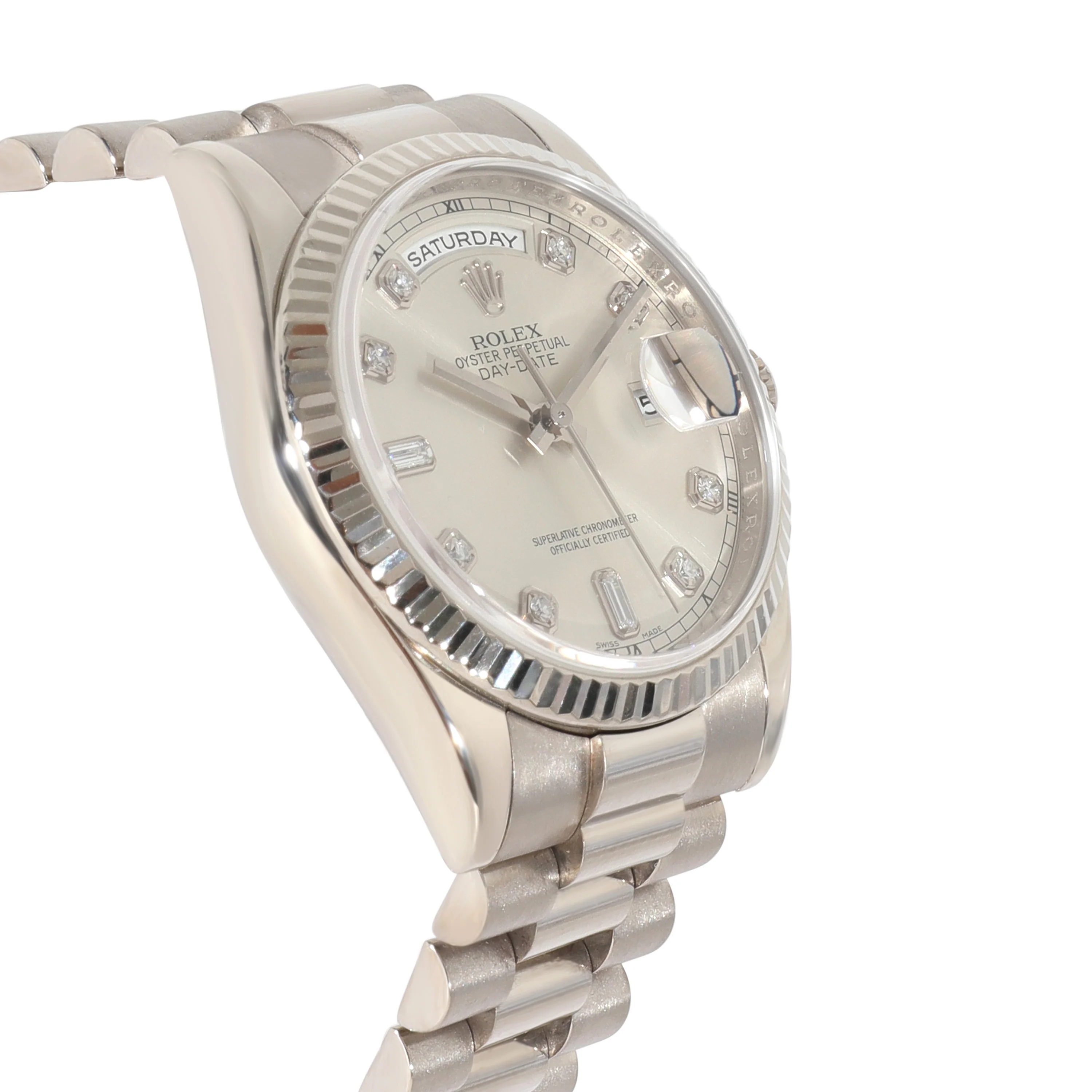 Rolex Day-Date 118239 Mens Watch in 18kt White Gold - Image 3