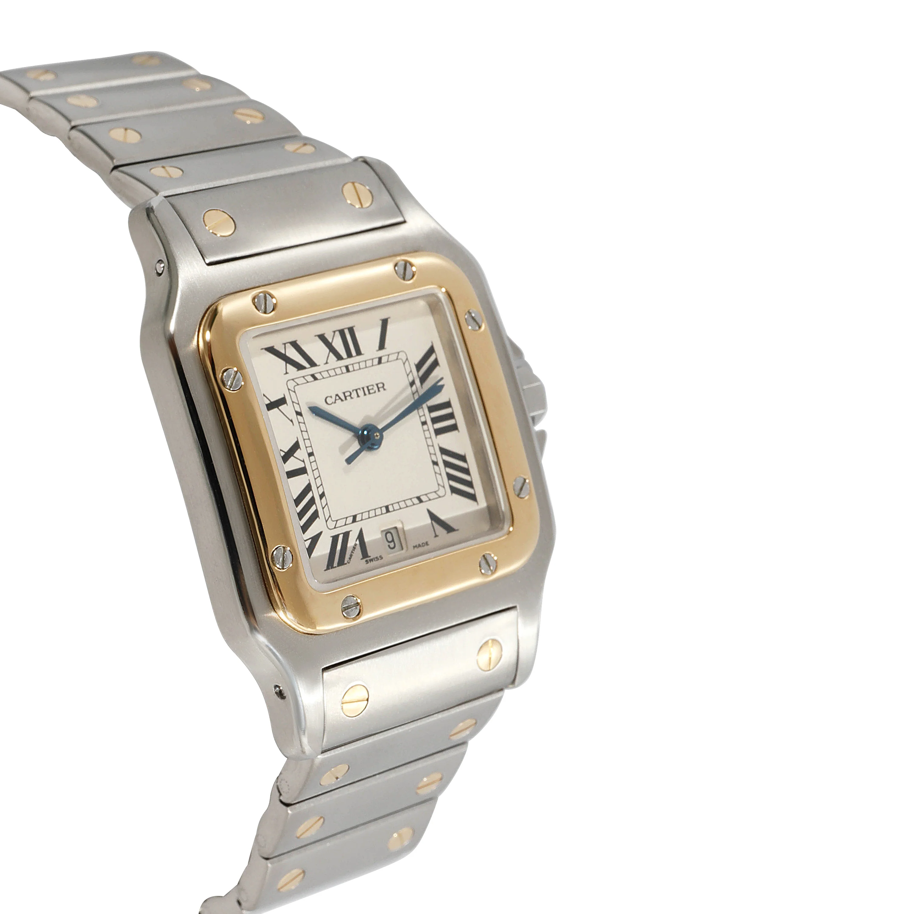 Cartier Santos de Cartier 187901 Mens Watch in 18kt Stainless Steel/Yellow Gold - Image 2