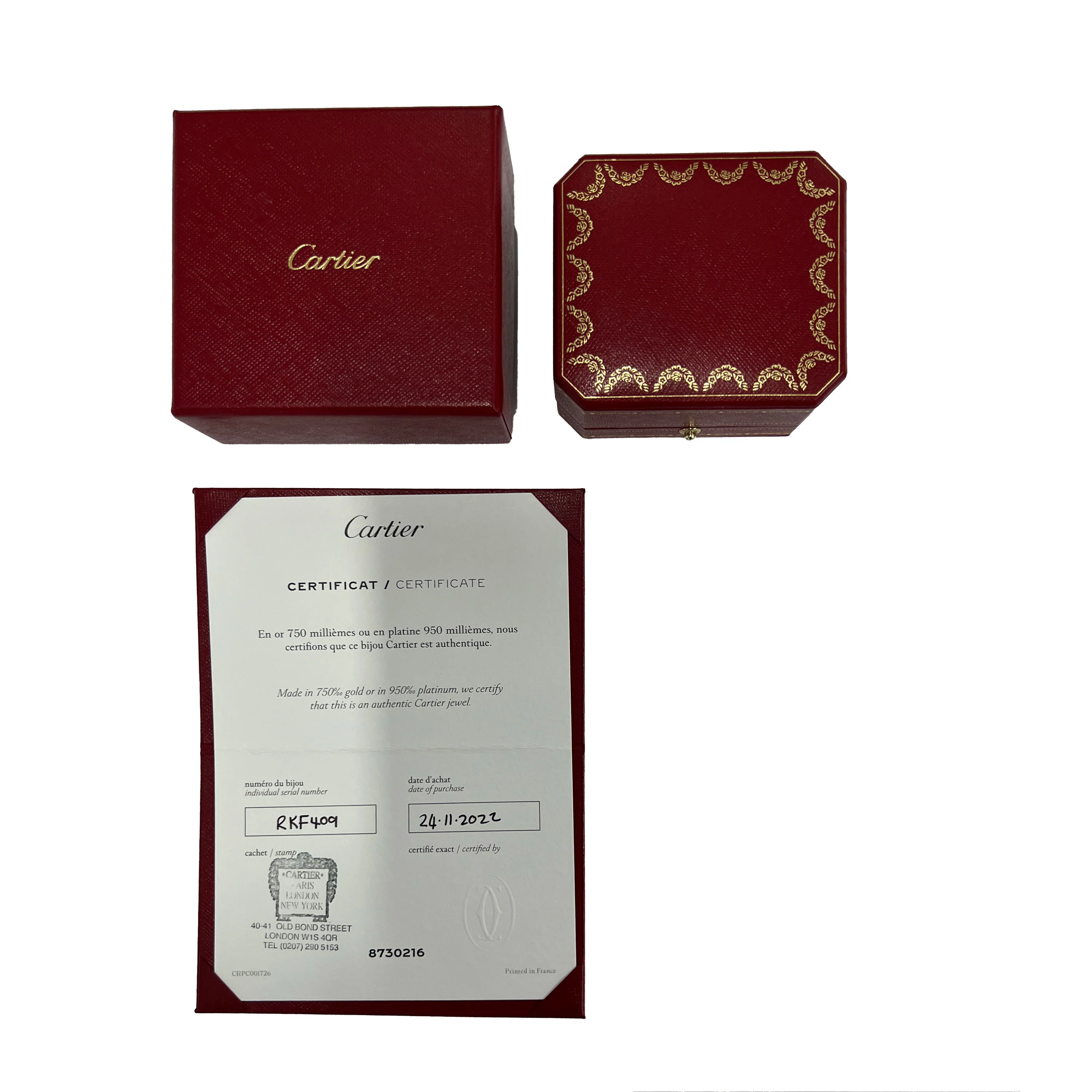 Cartier Love Stud Earrings in 18k White Gold - Image 4