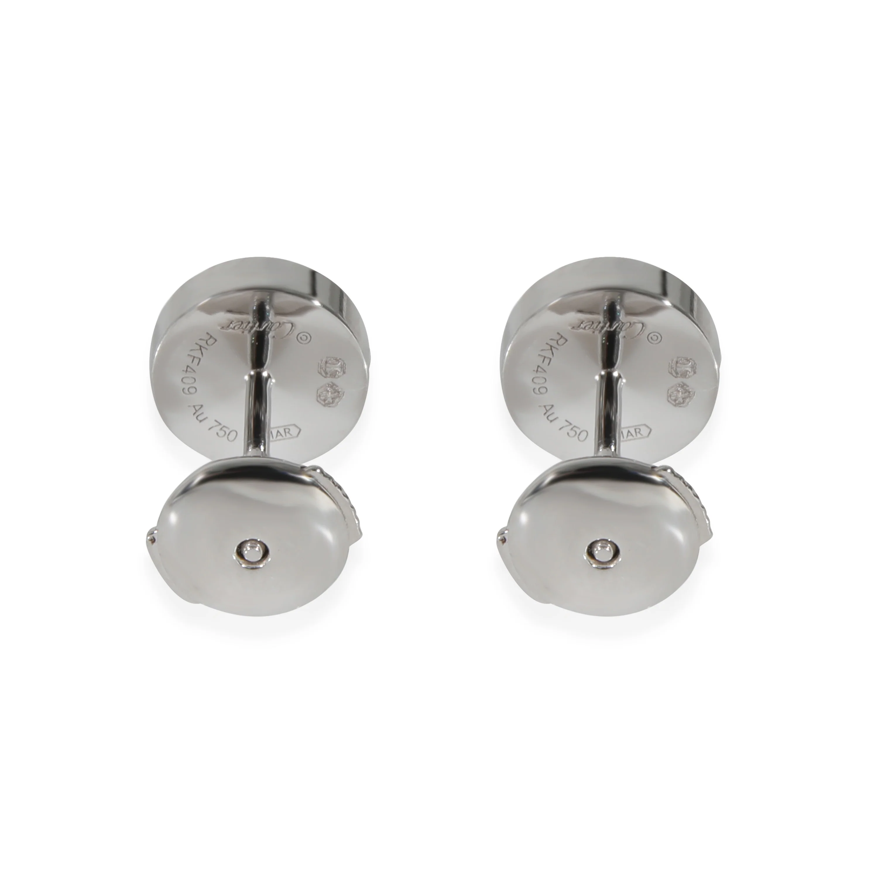 Cartier Love Stud Earrings in 18k White Gold - Image 3