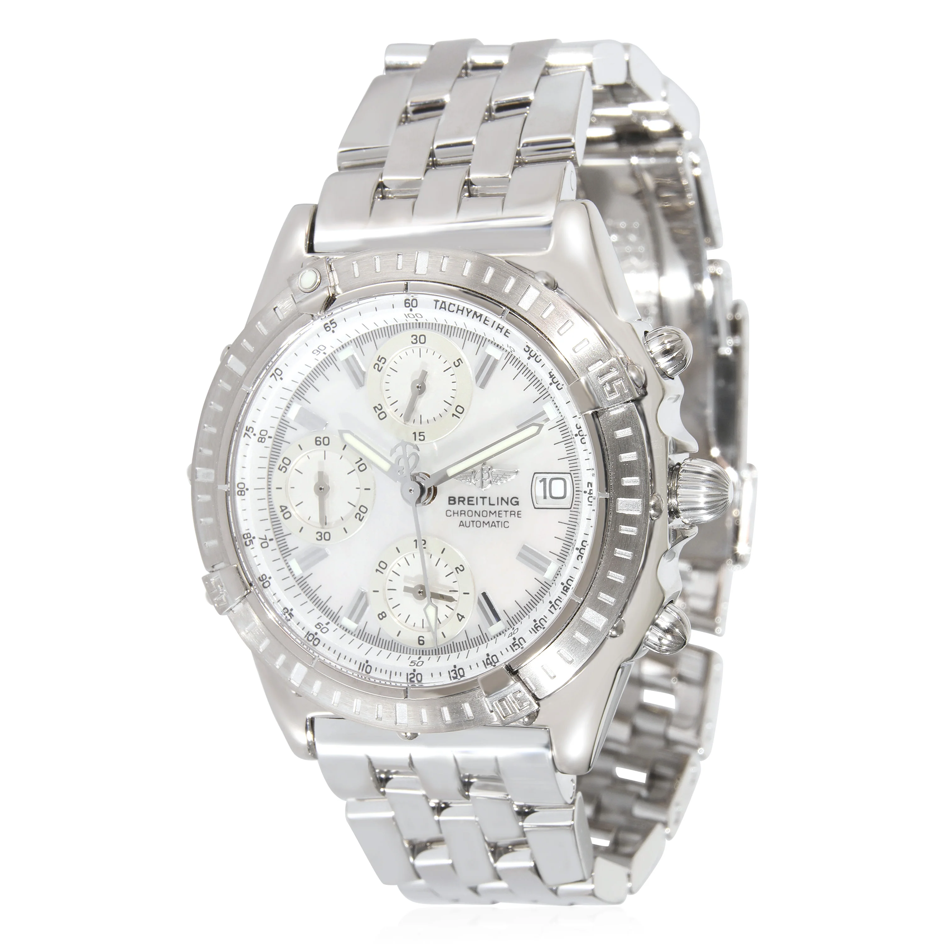 Breitling Chronomat J1335211/A531 Mens Watch in 18kt White Gold
