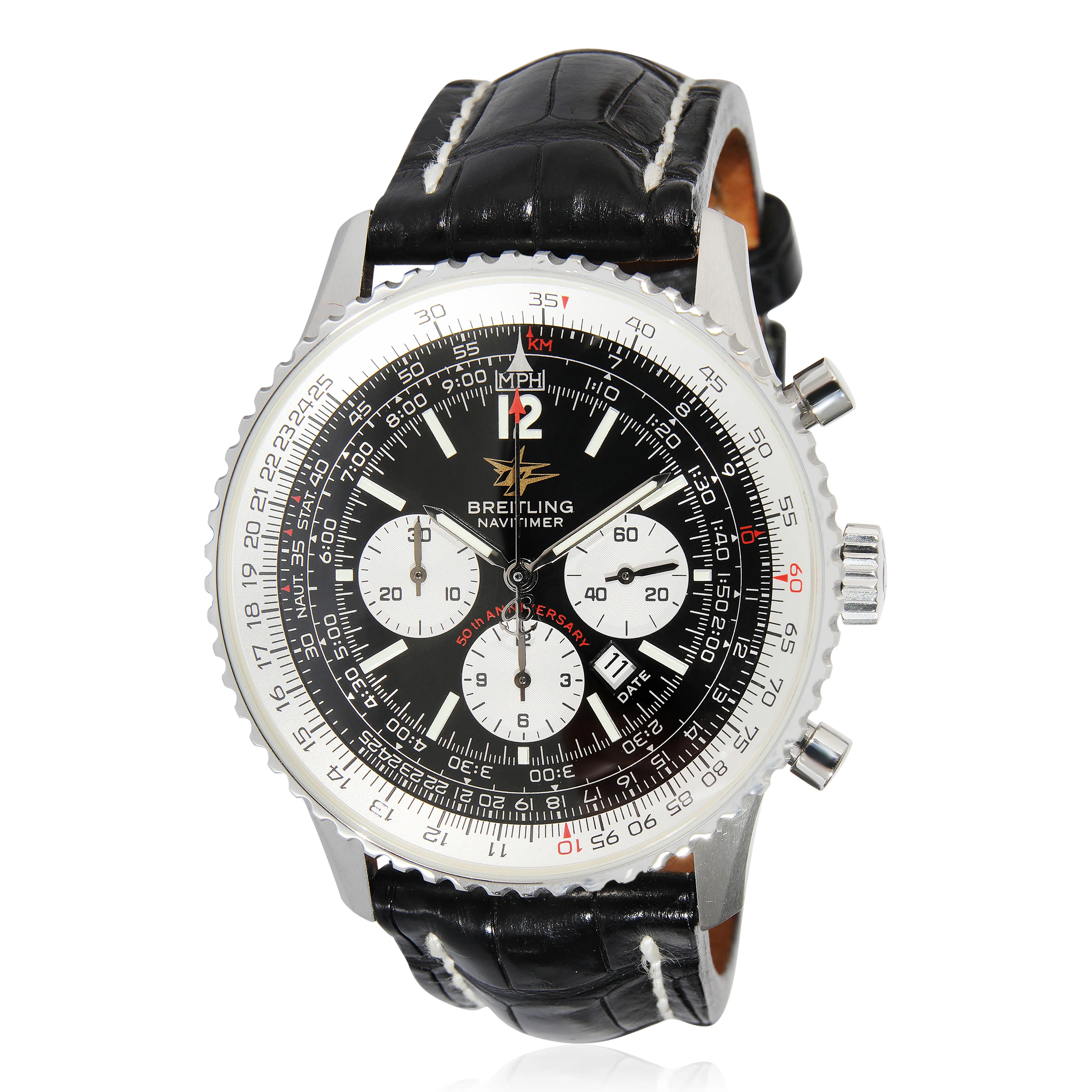 Breitling Navitimer 50th Anniversary A41322 Mens Watch in  Stainless Steel - Image 6