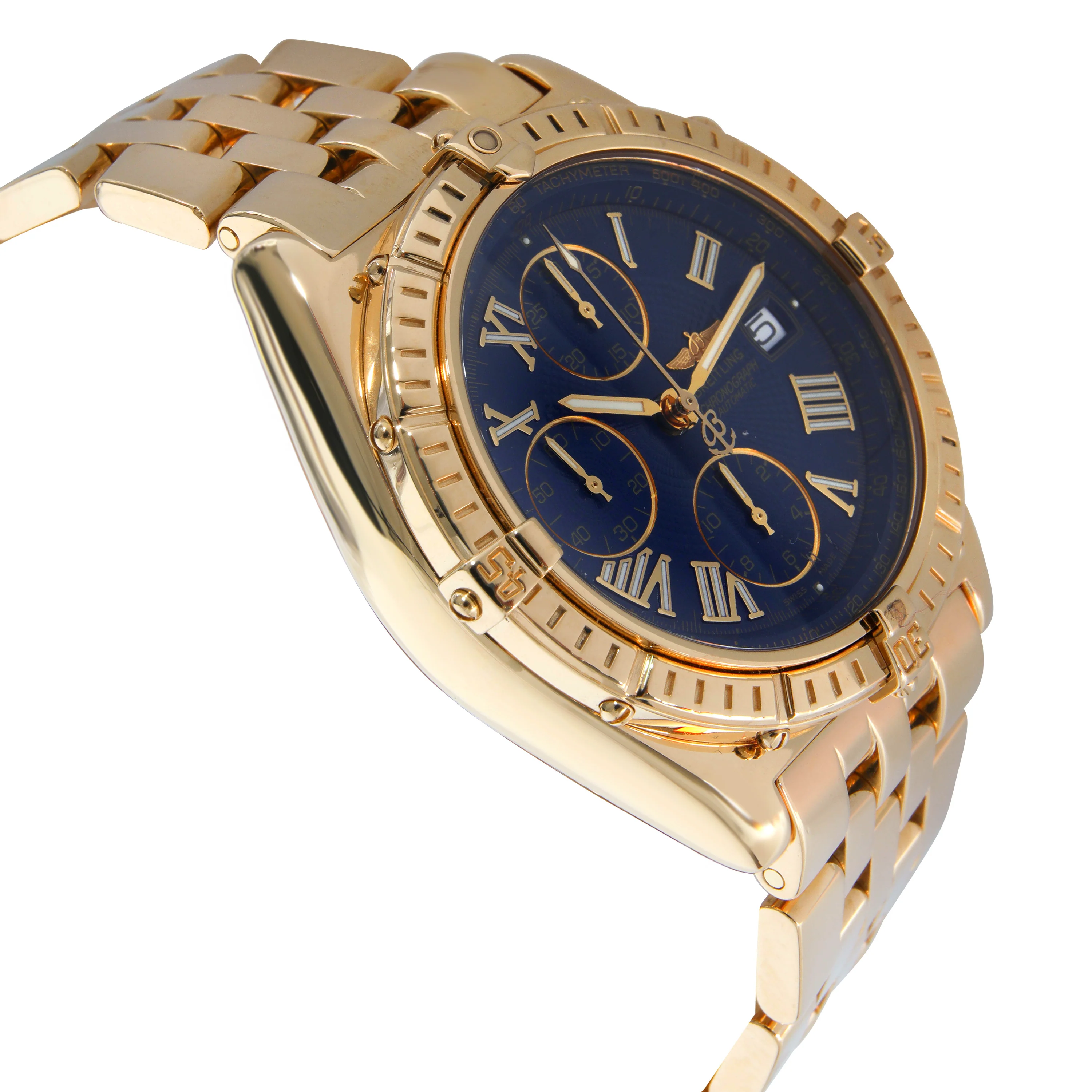 Breitling Chronomat Crosswind K13055 Men's Watch in 18kt Yellow Gold - Image 2