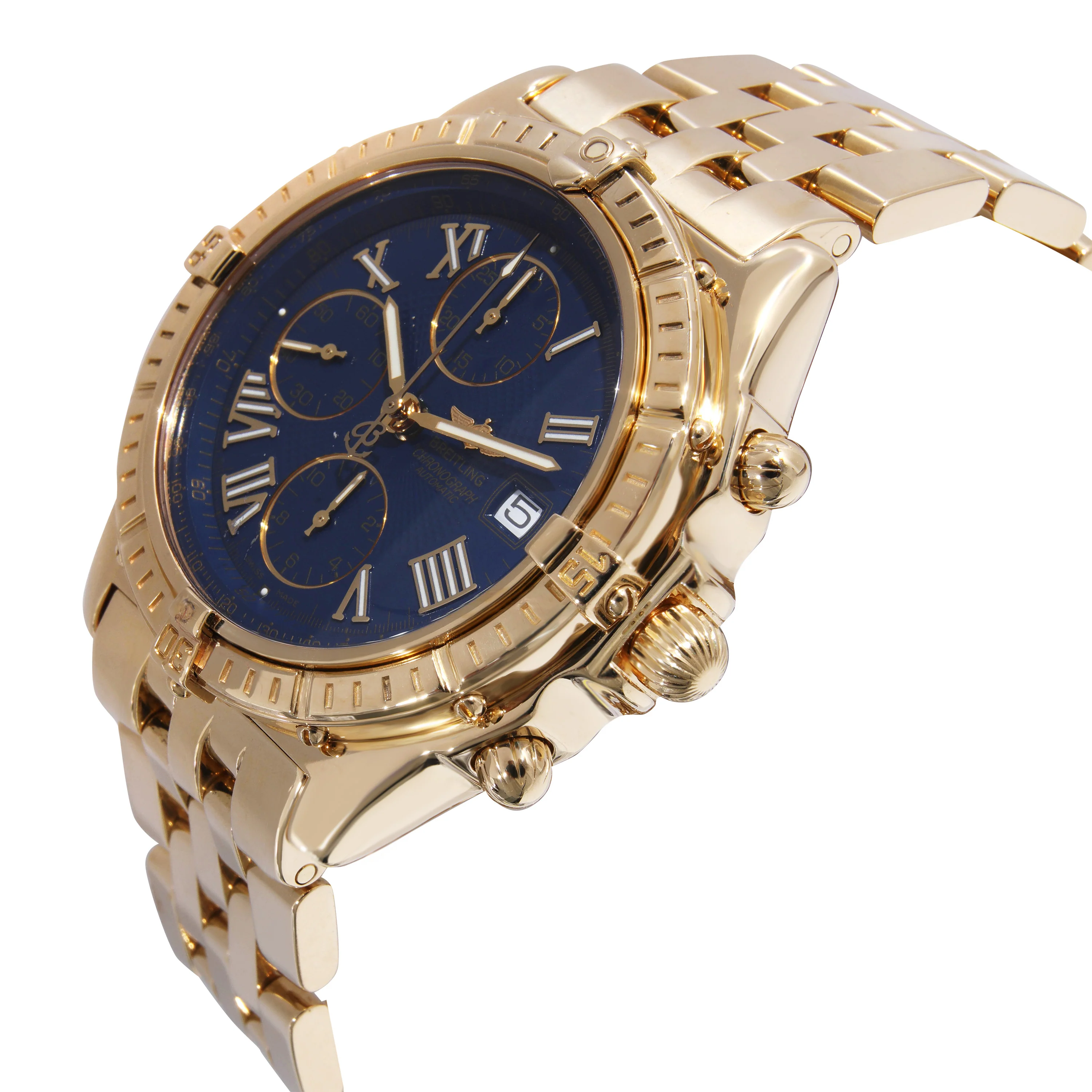 Breitling Chronomat Crosswind K13055 Men's Watch in 18kt Yellow Gold - Image 3
