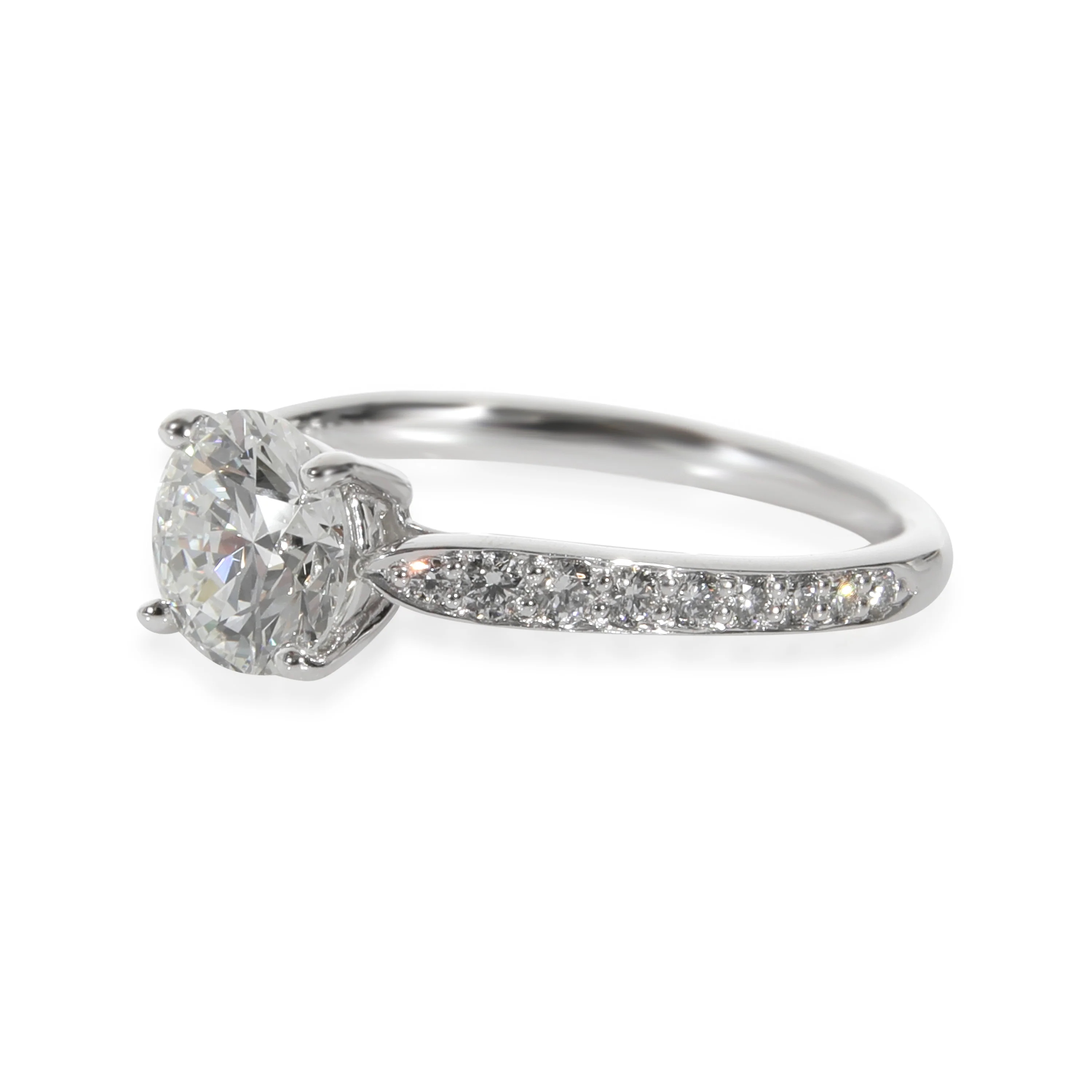 Tiffany & Co. Harmony Diamond Engagement Ring in Platinum I VS2 1.22 CT - Image 2