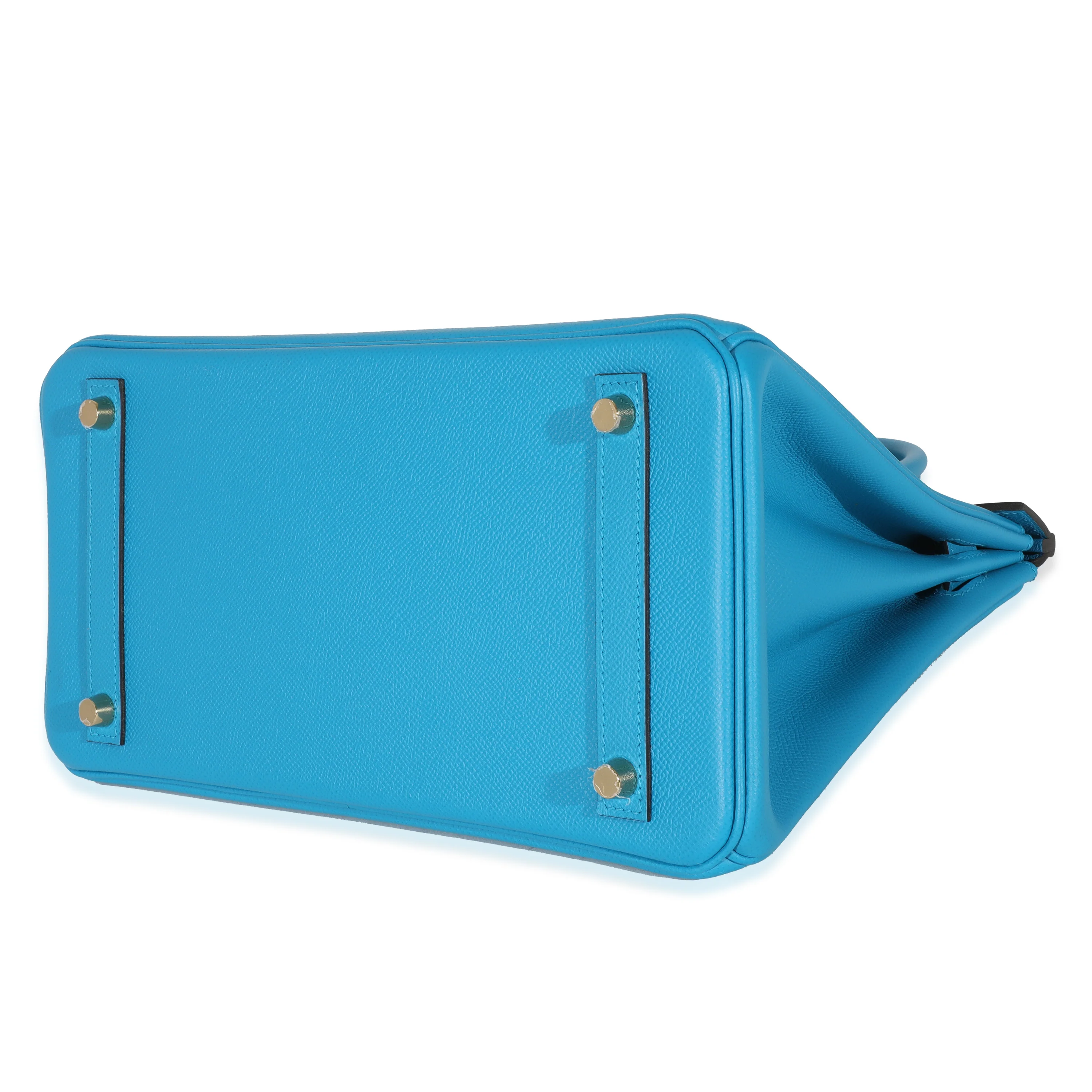 Hermès Bleu Zanzibar Epsom Birkin 30 GHW - Image 7