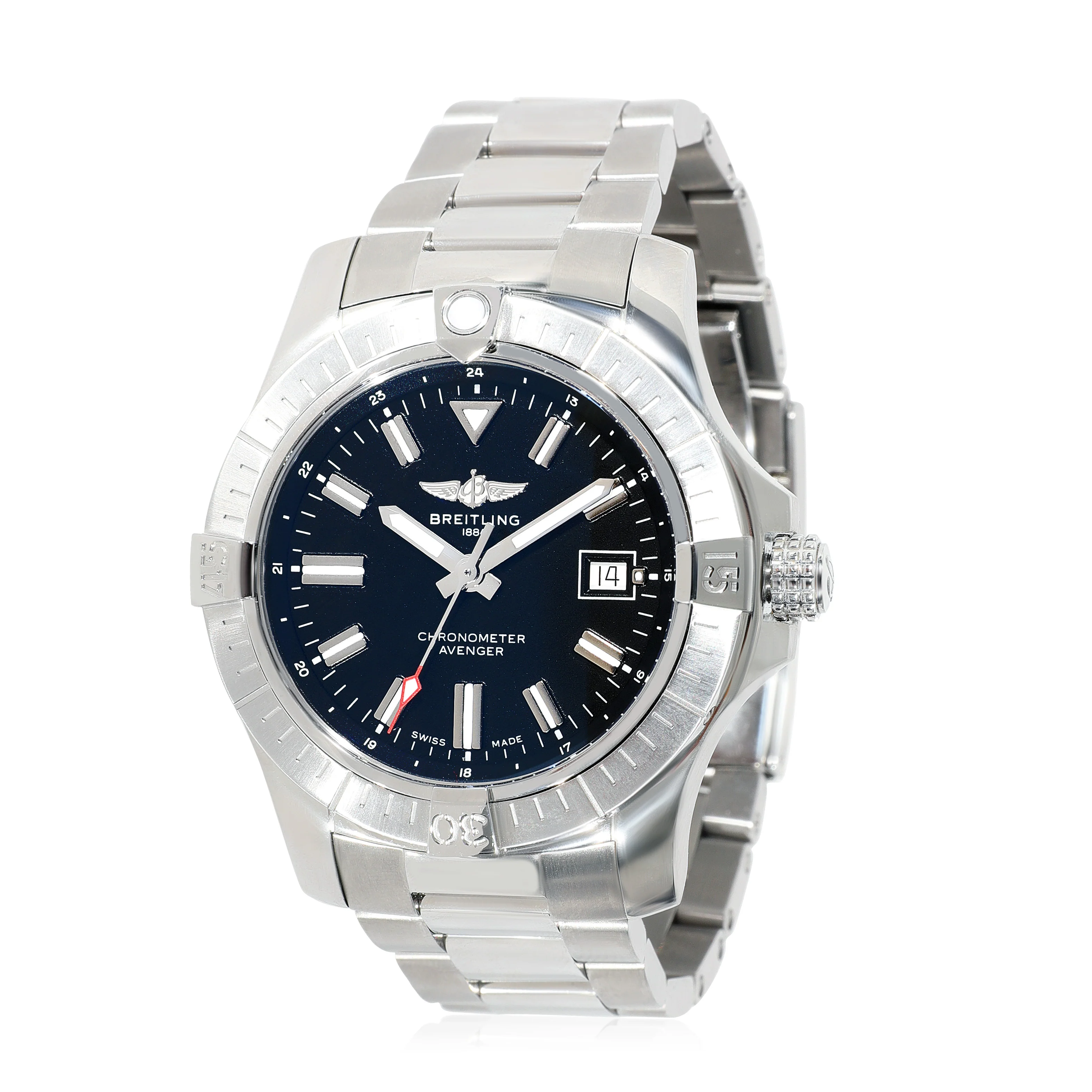 Breitling Avenger 43 A17318101B1A1 Mens Watch in Stainless Steel