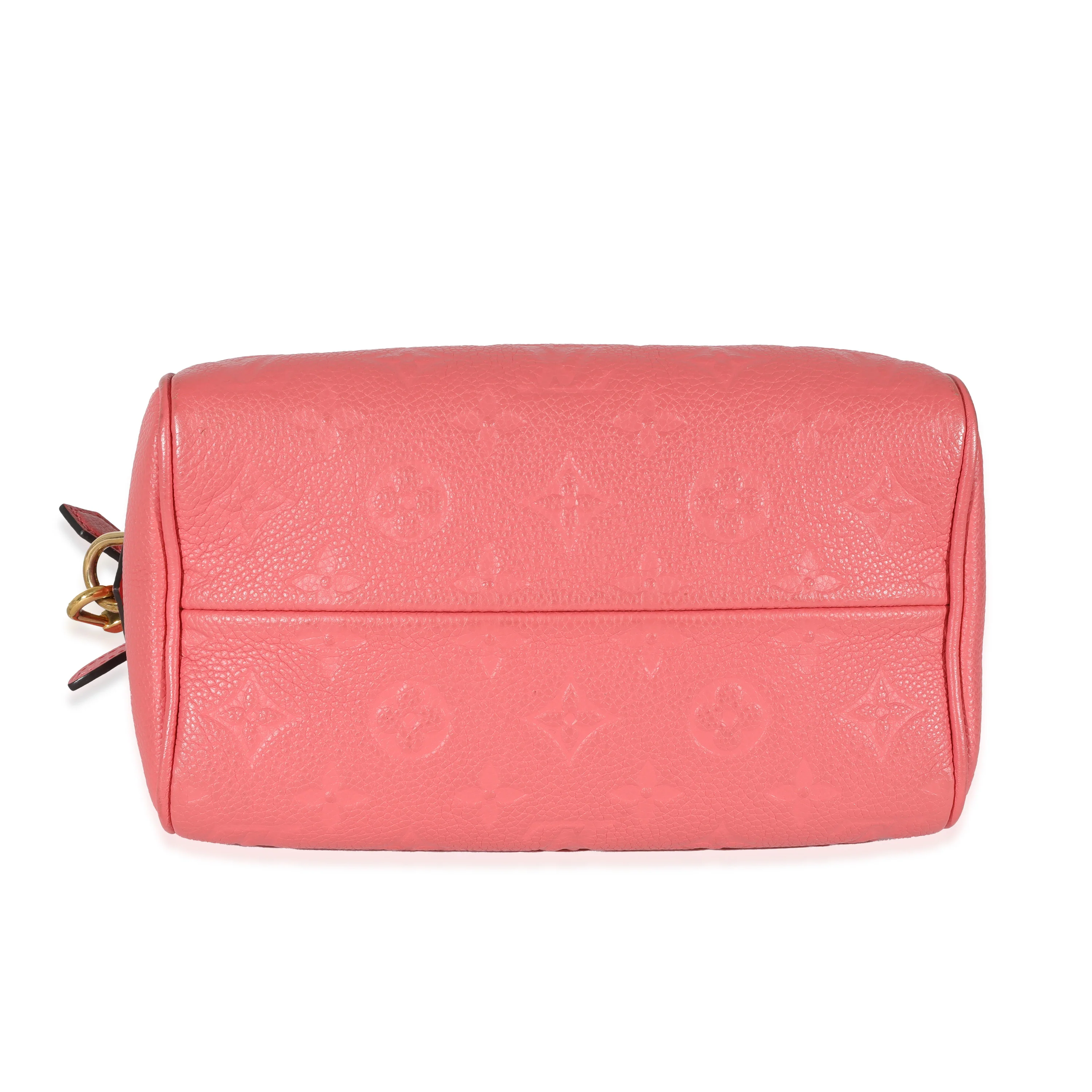 Louis Vuitton Pink Monogram Empreinte Speedy Bandoulière NM 20 - Image 5