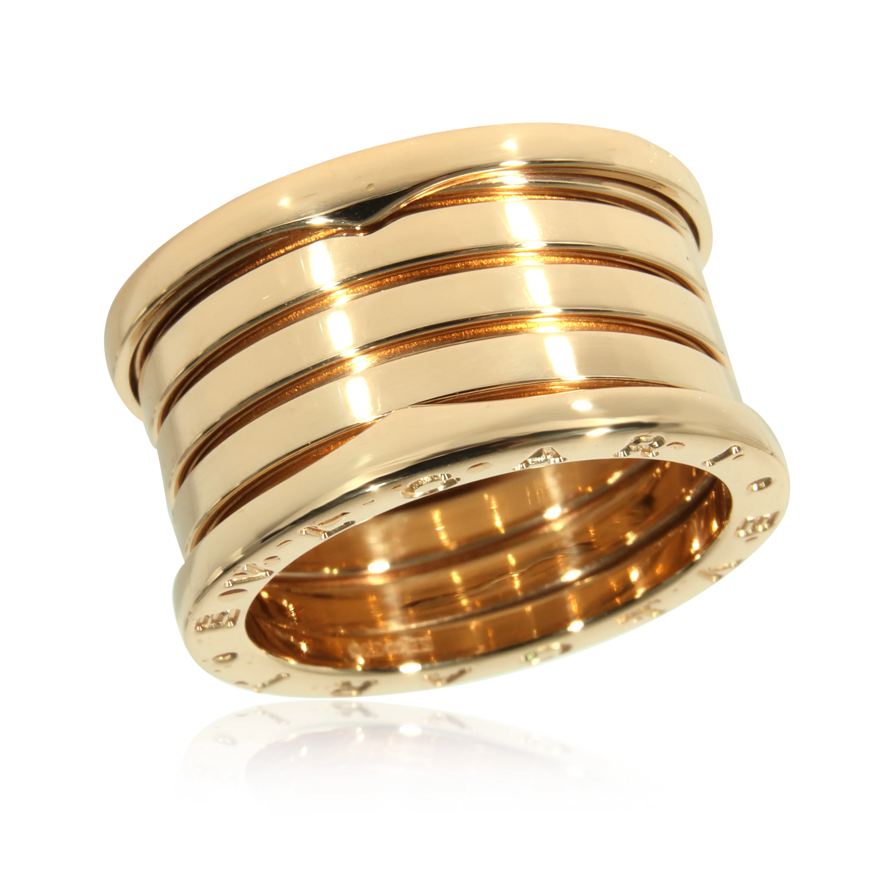 BVLGARI B.zero1 5 Band Ring in 18k Yellow Gold - Image 3