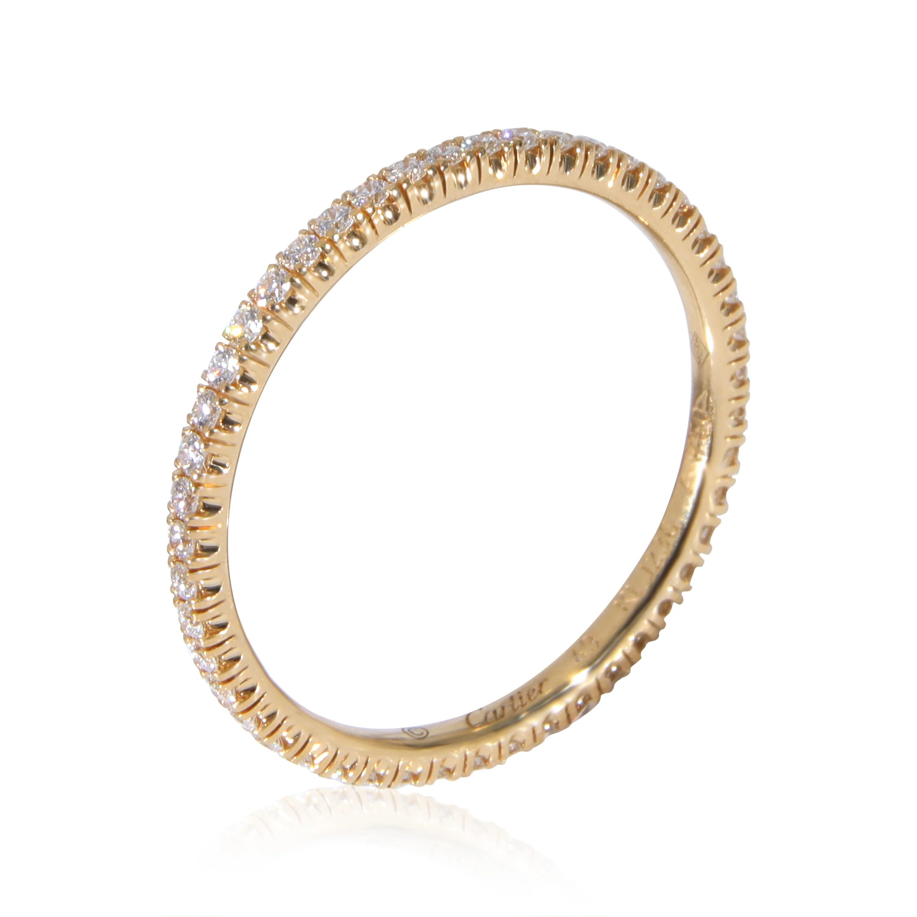 Cartier Etincelle Diamond Eternity Band in 18k Yellow Gold 0.22 CTW - Image 4