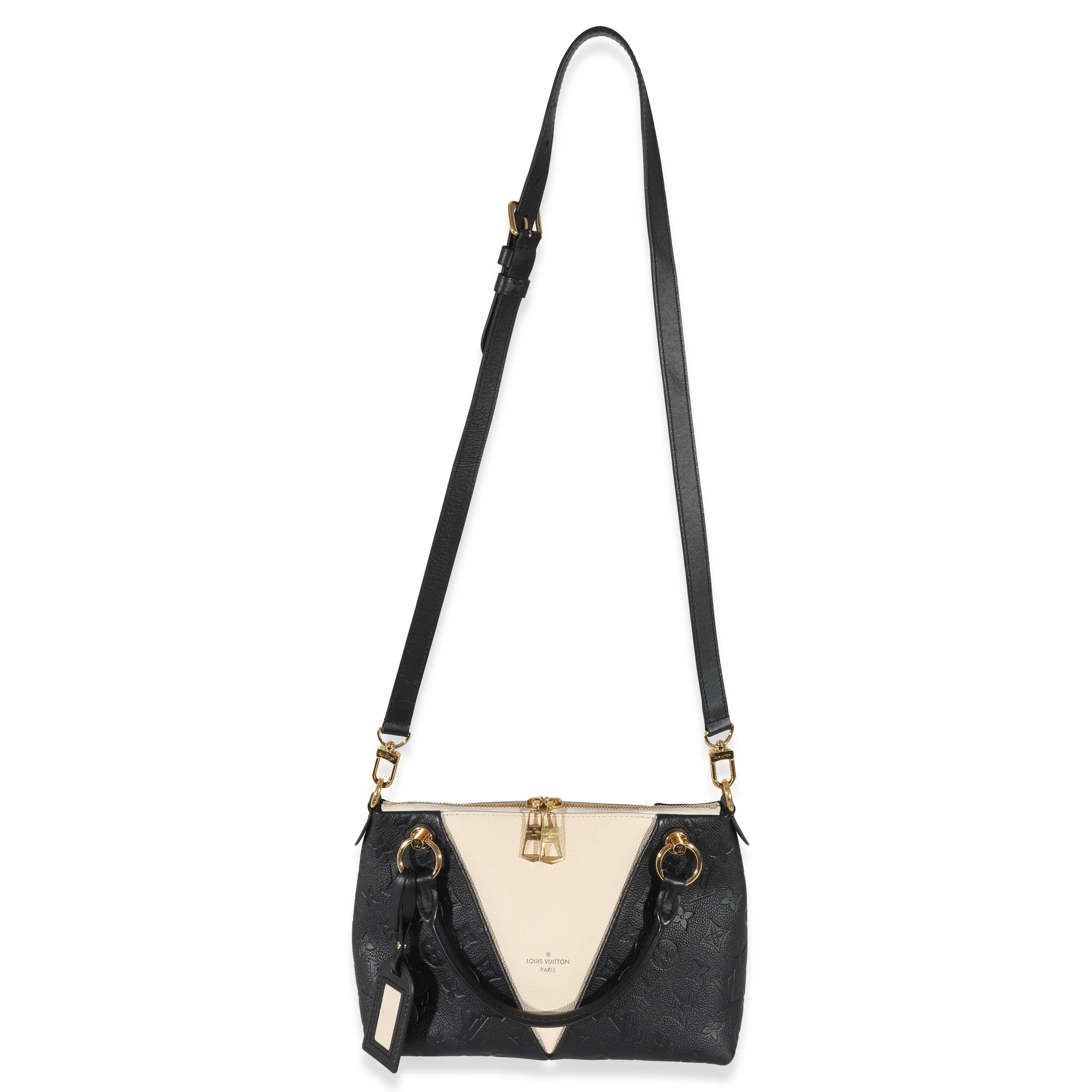 Louis Vuitton Black & Beige Monogram Empreinte V Tote BB - Image 4