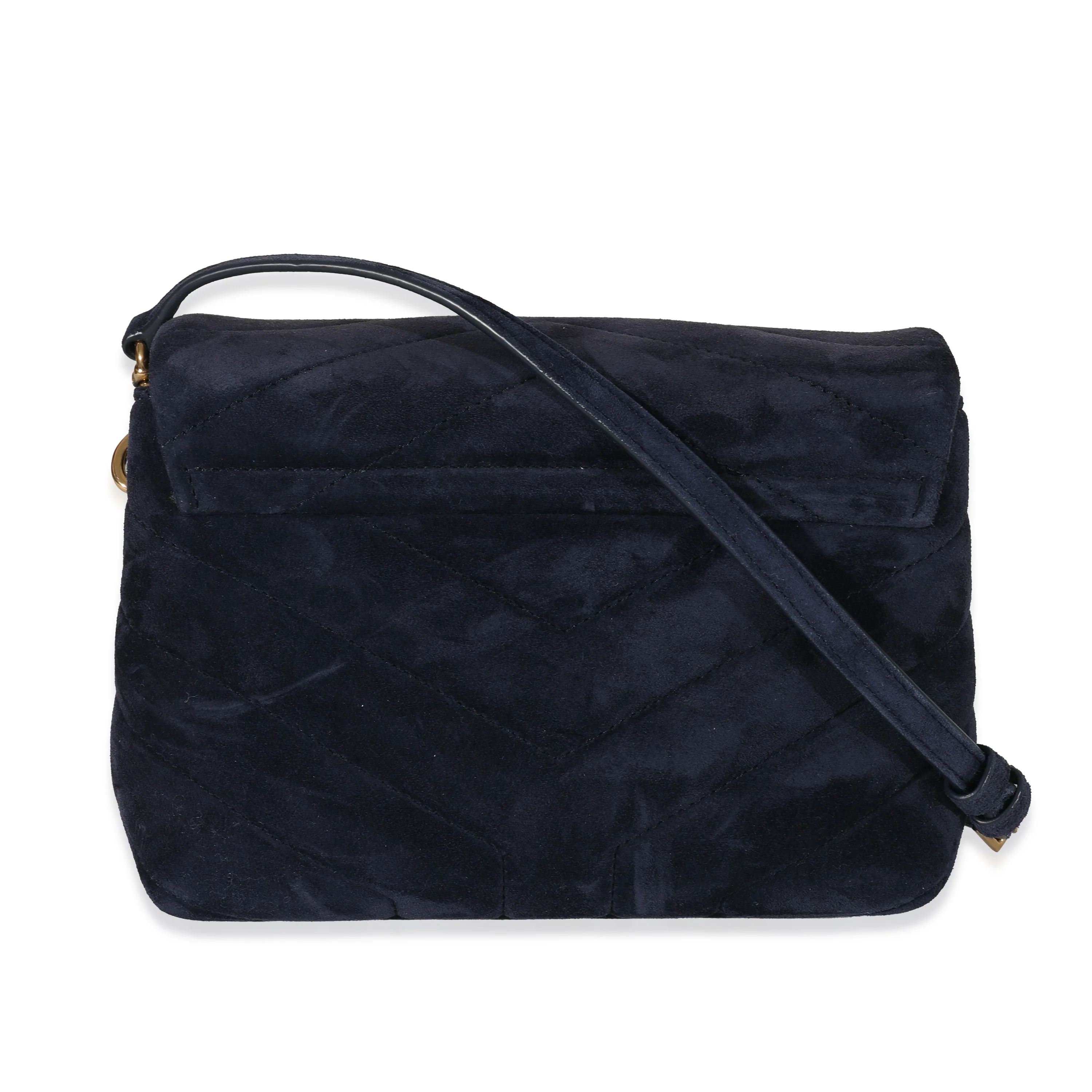 Saint Laurent Deep Marin Suede Toy Loulou - Image 3