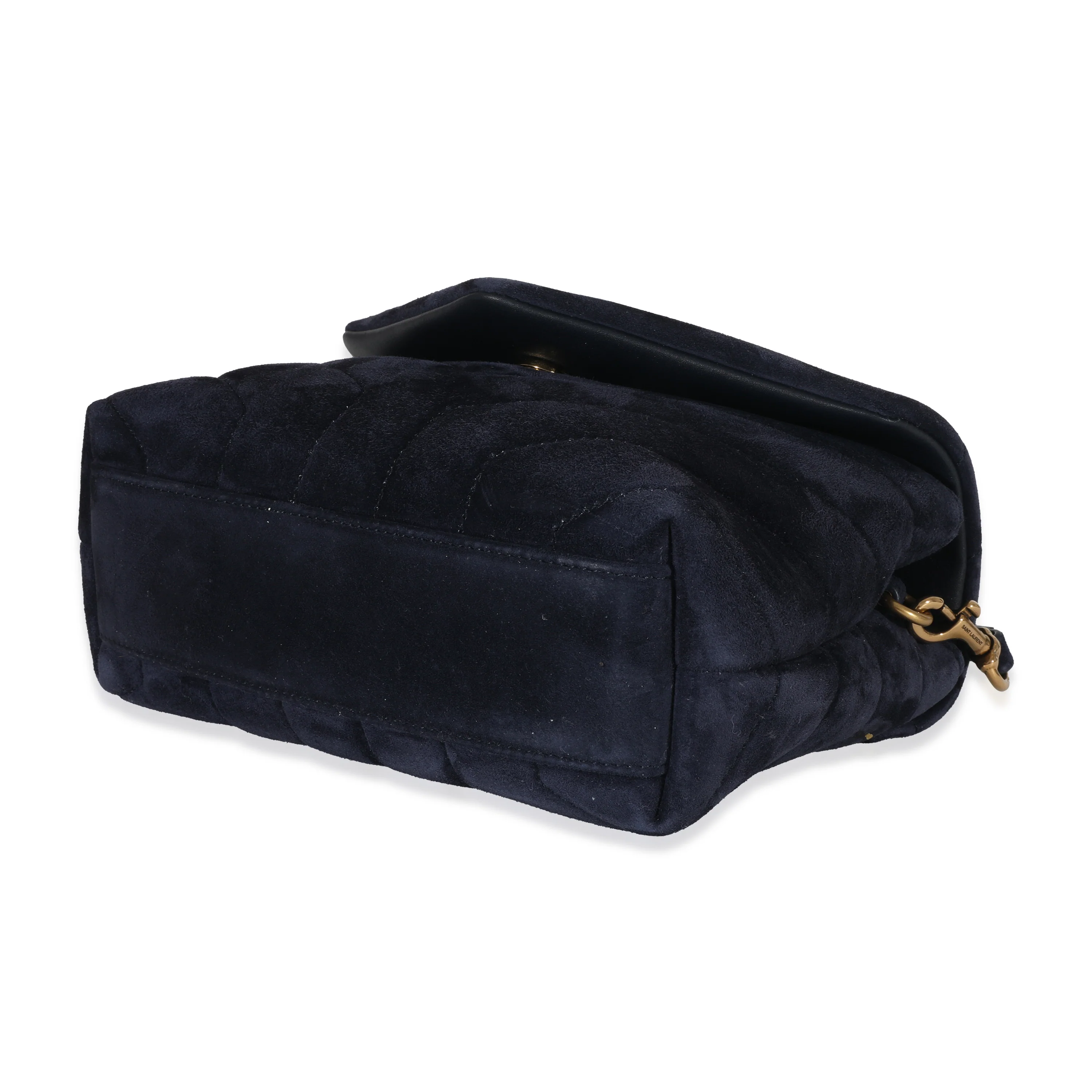 Saint Laurent Deep Marin Suede Toy Loulou - Image 7